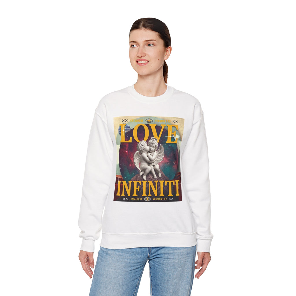 Celestial Love, Infiniti Unisex Crewneck Sweater