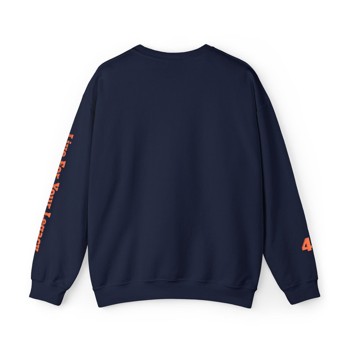 Blade Legacy Puff Stencil Orange Crewneck Sweater