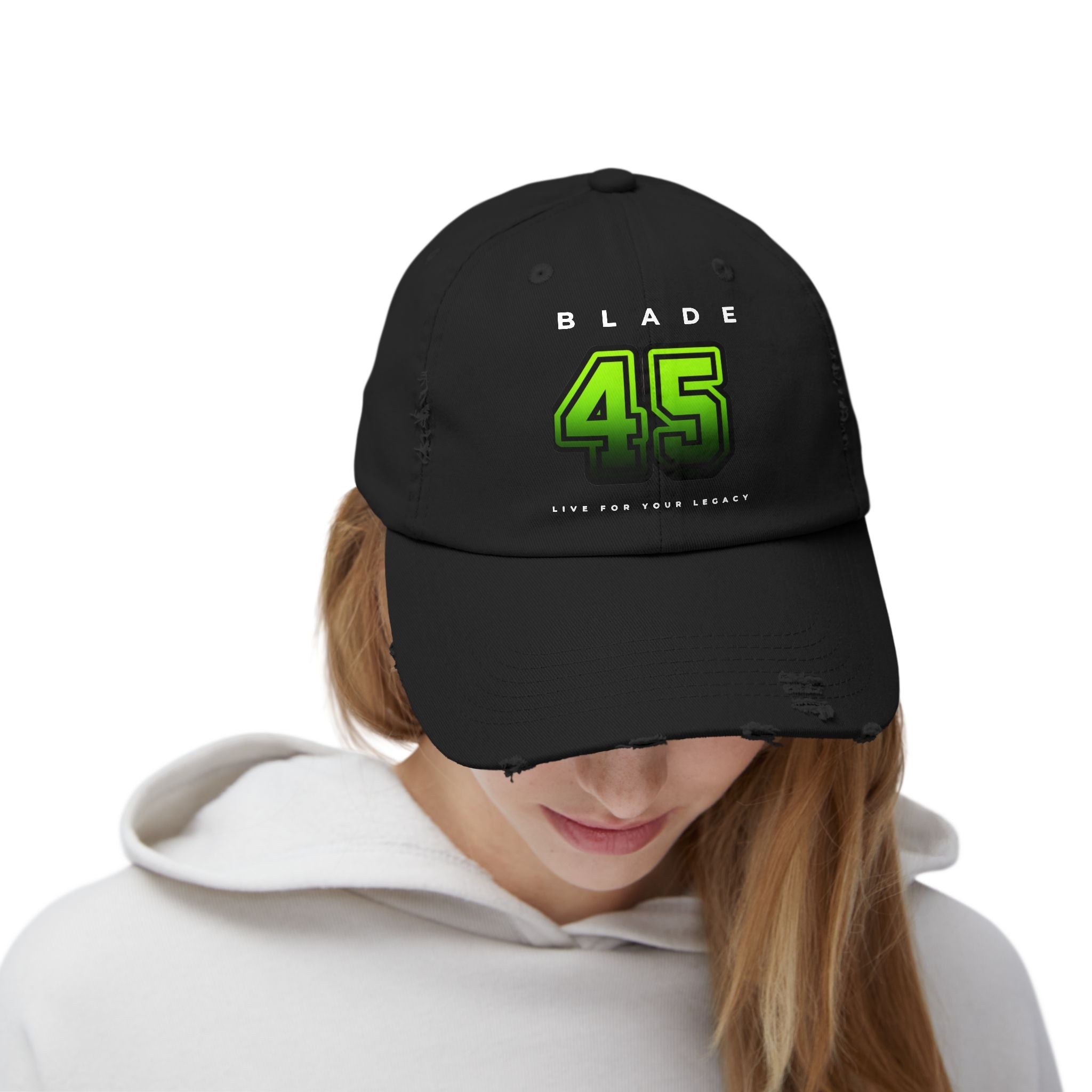 Blade 45 Neon Green/Black Ombre Hat/Cap