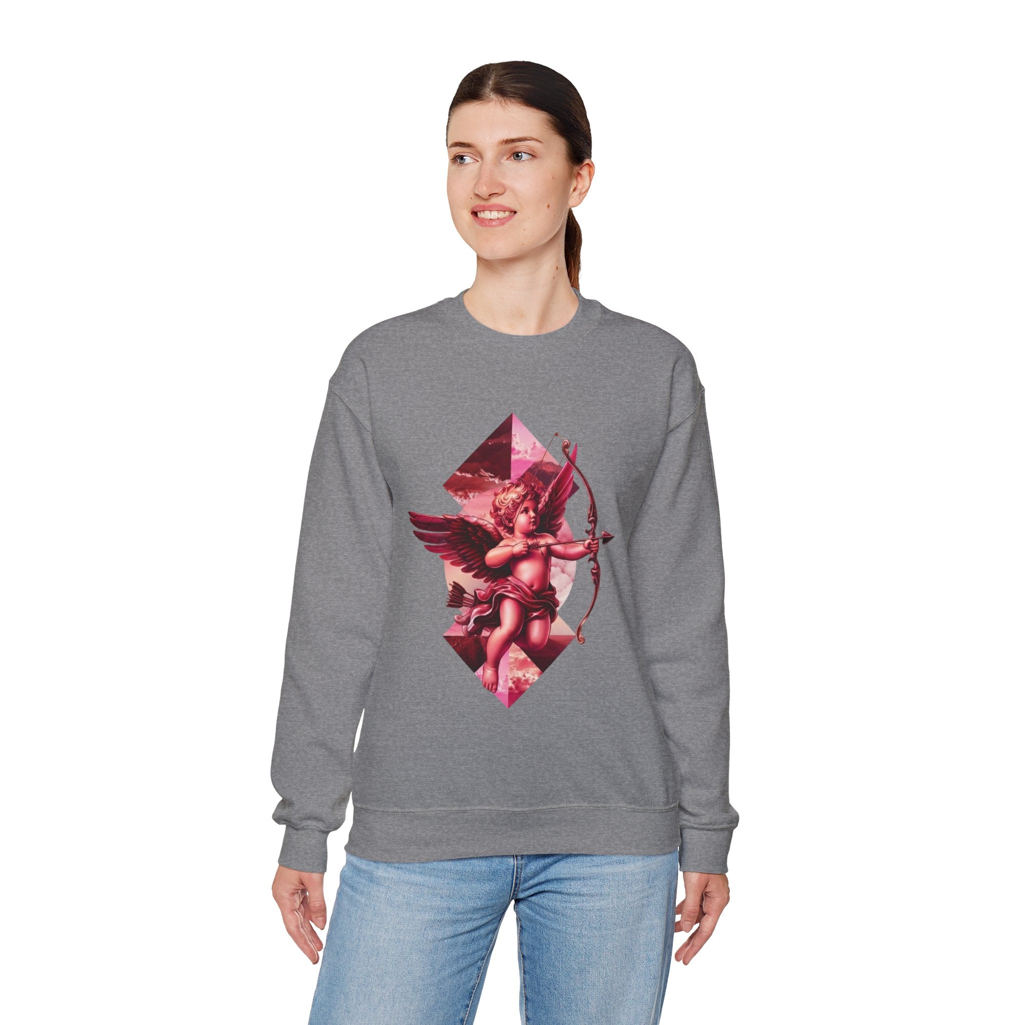 Cupid's Bow + Arrow - Love, Infiniti Unisex Crewneck Sweater