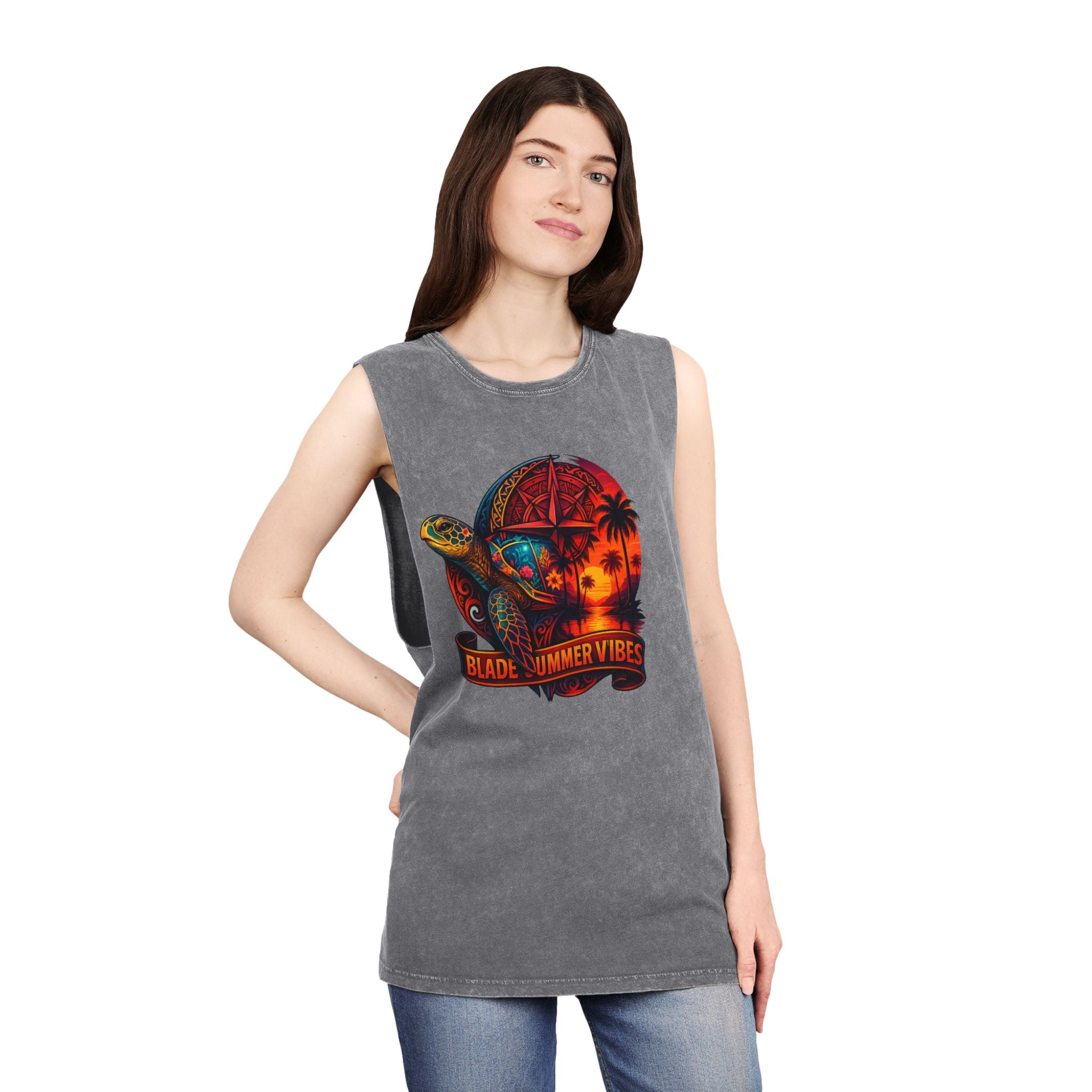 Aztec Turtle Tank Top
