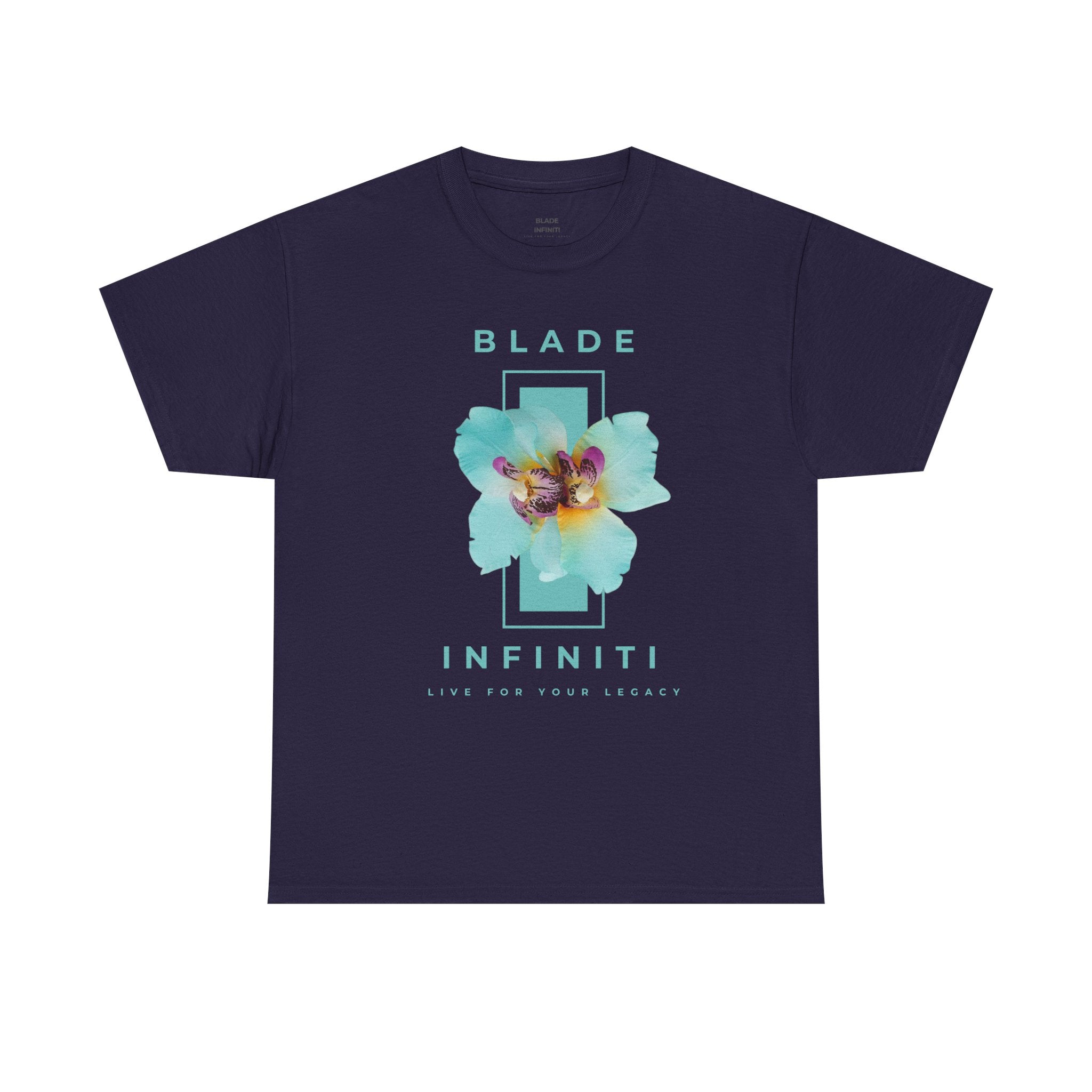 Essence of Infiniti Light Aqua Floral T-Shirt