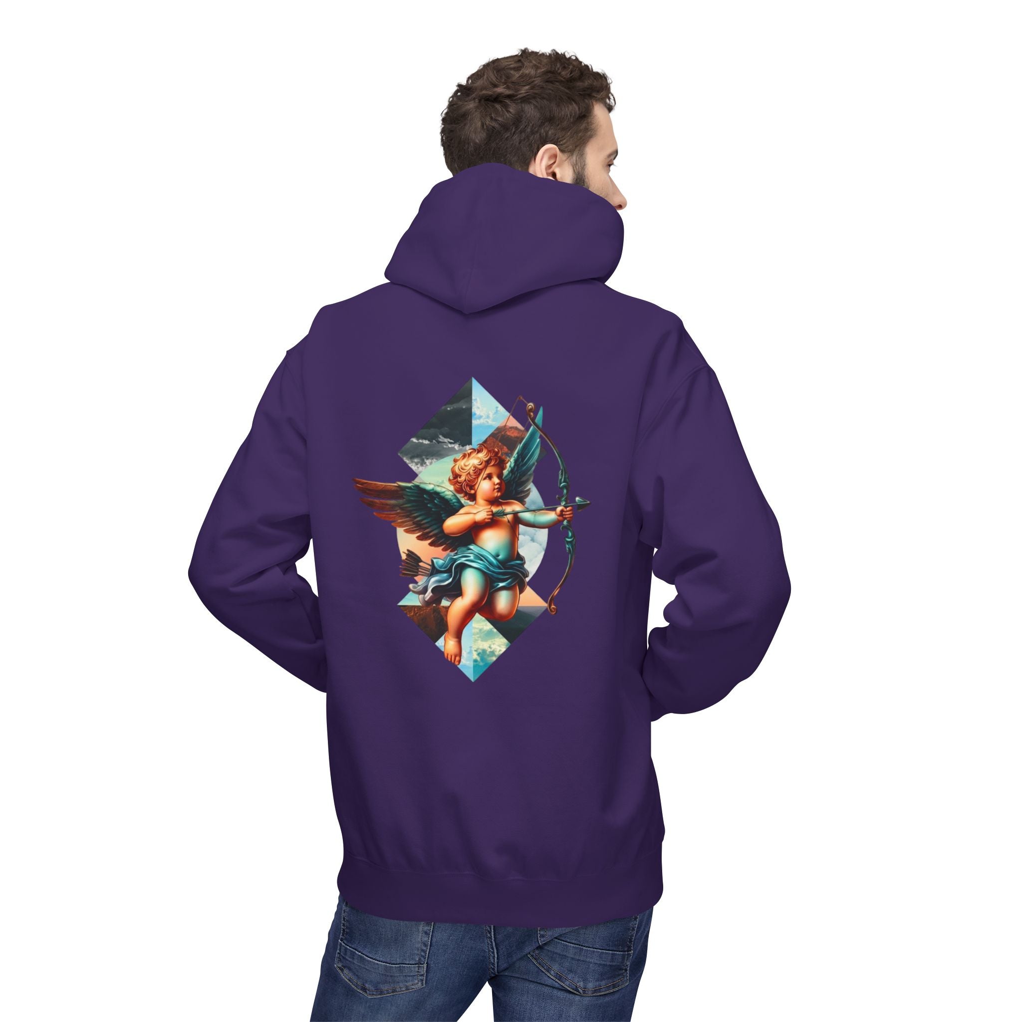 Cupid's Bow Blue + Arrow - Love, Infiniti Hoodie