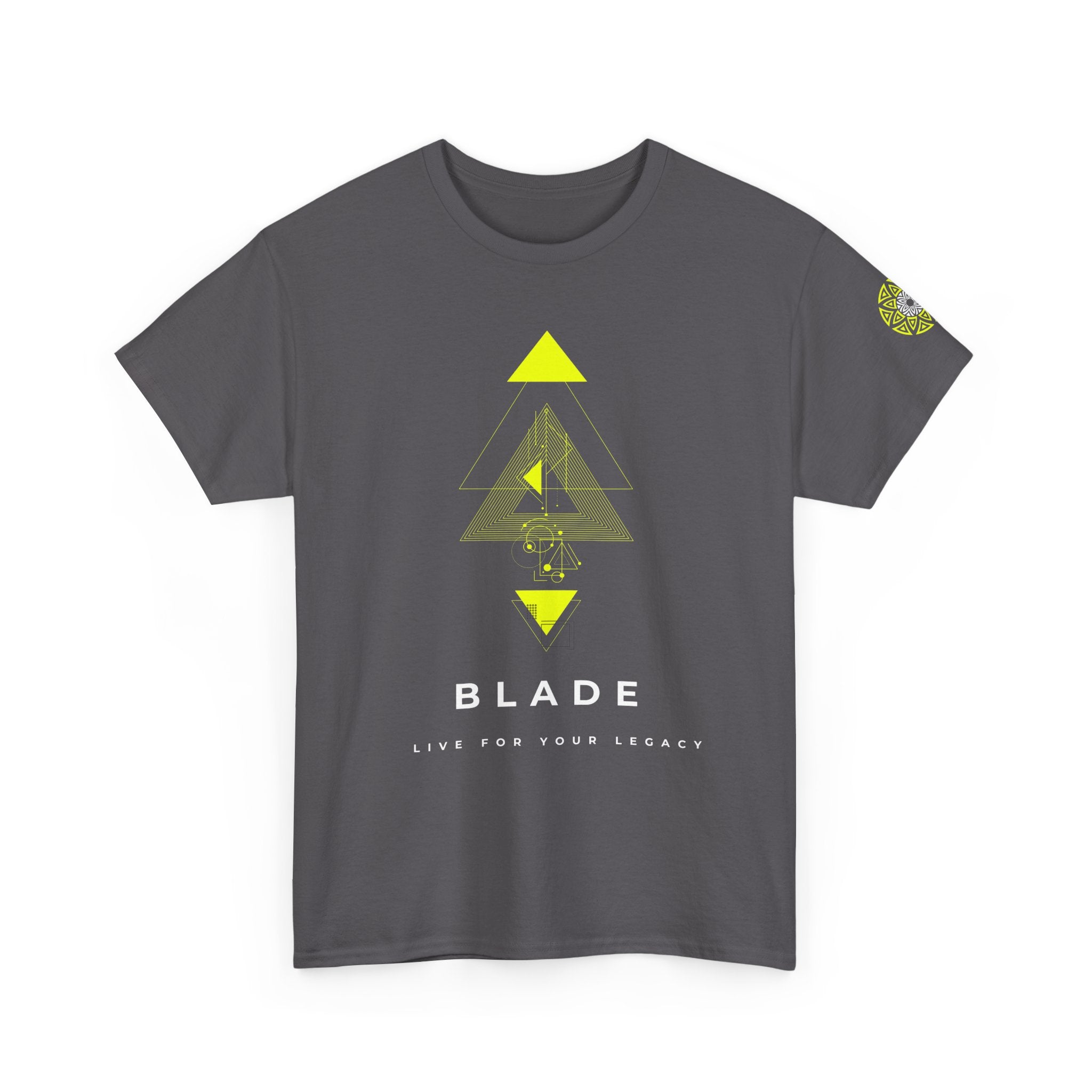 Geometric Odyssey Version 3 Neon Green T-Shirt