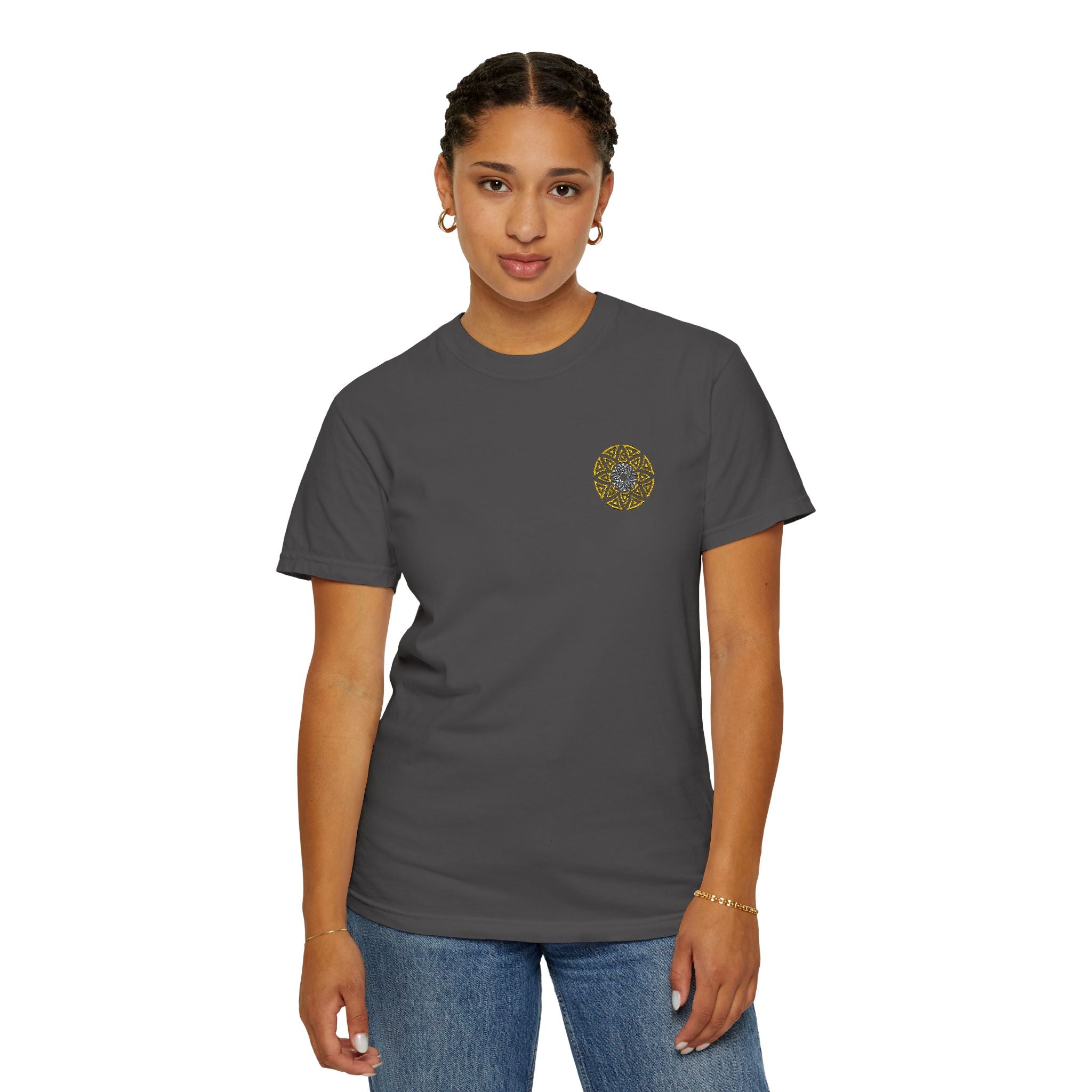 Ethereal Azteca Embroidered Logo T-Shirt