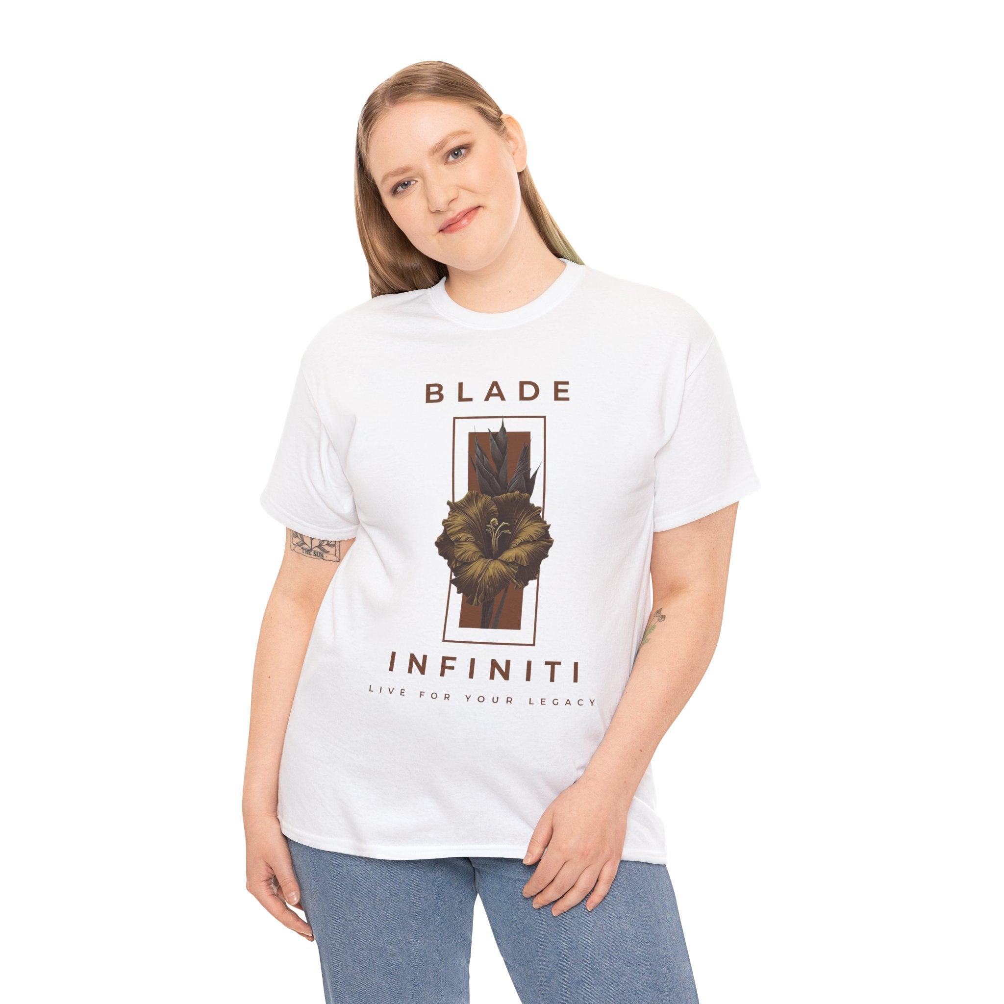 Essence of Infiniti Brown Floral T-Shirt