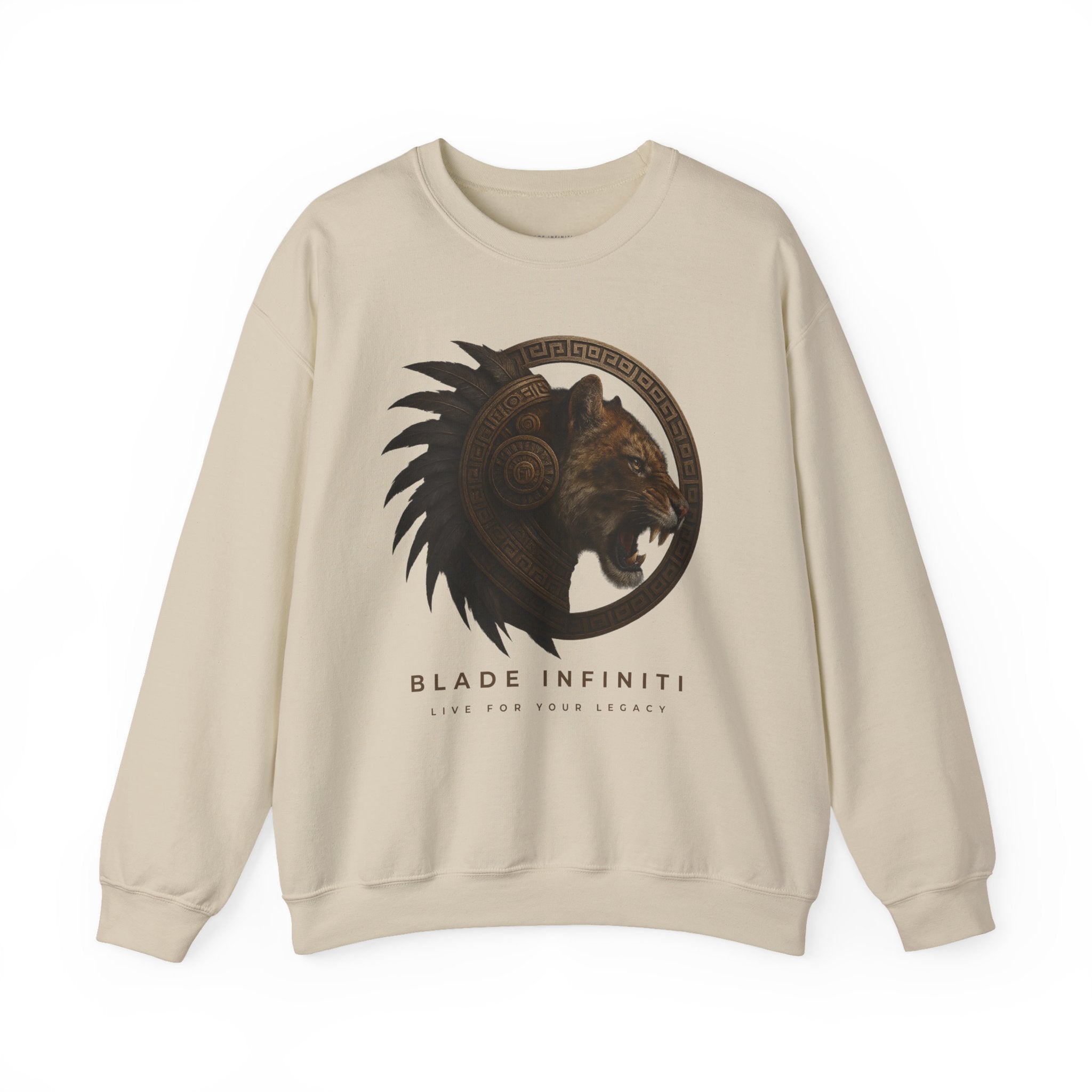 Aztec Tiger Unisex Crewneck Sweater