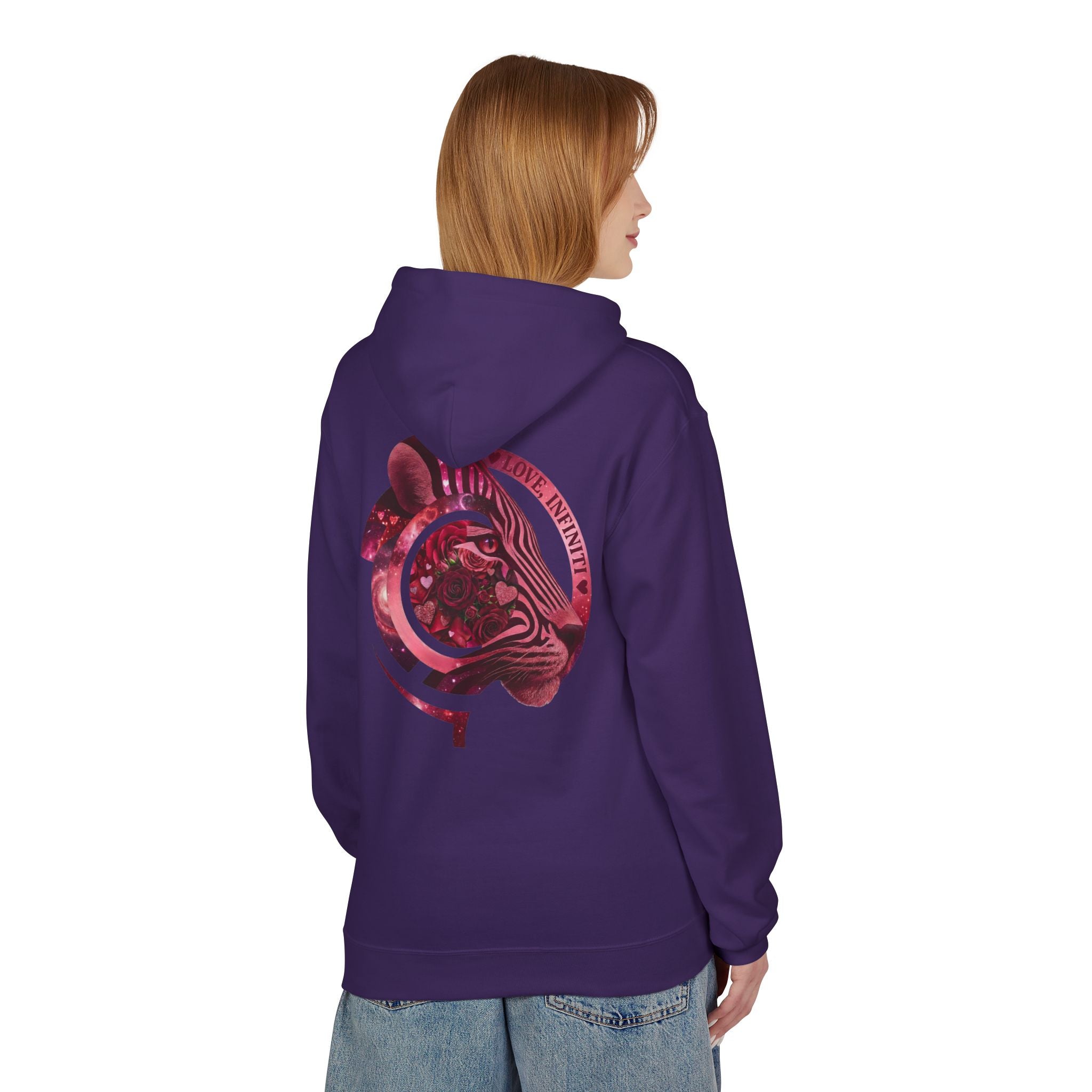 Safari Bloom Tiger Love, Infiniti Hoodie