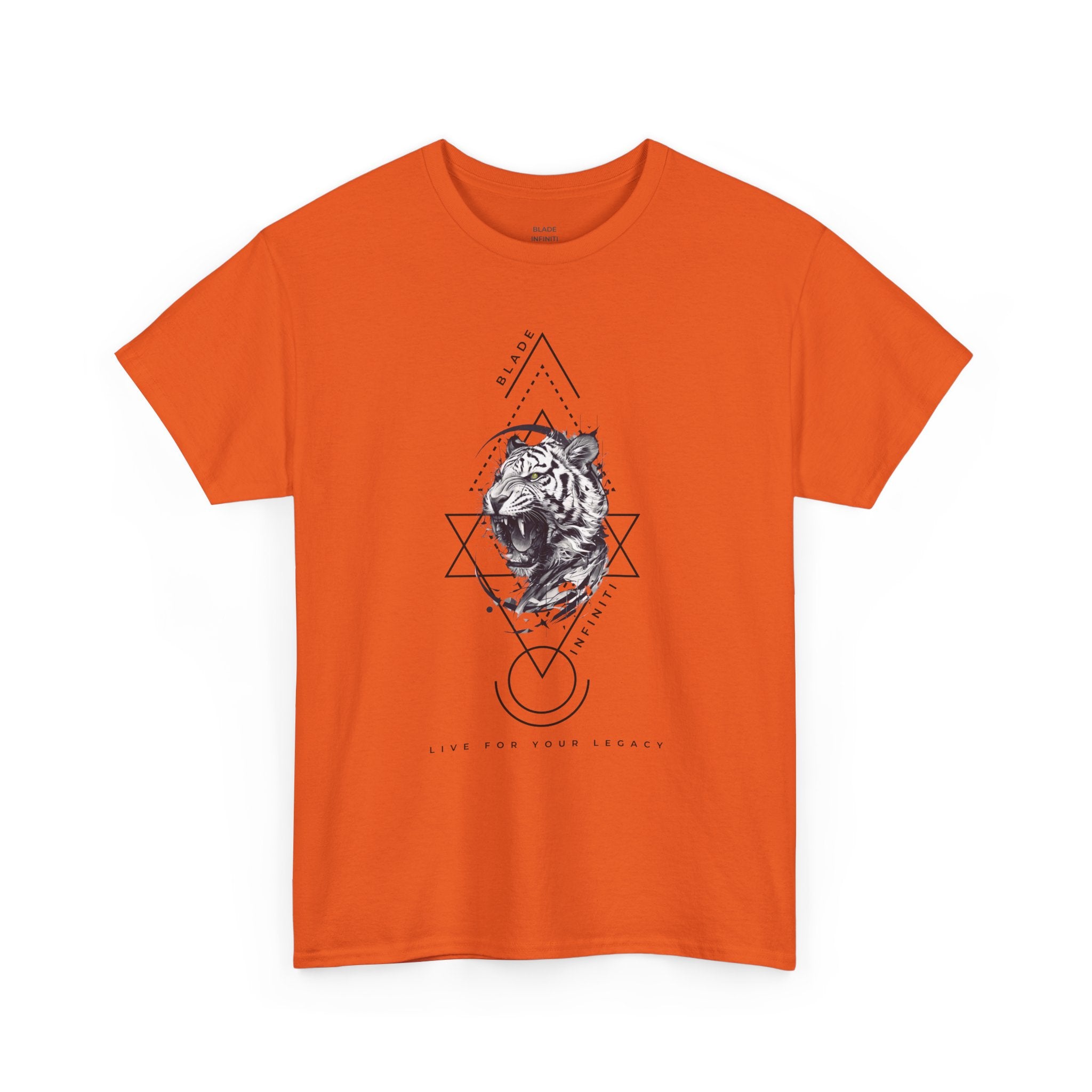 Geometric King Black TX Tiger T-Shirt
