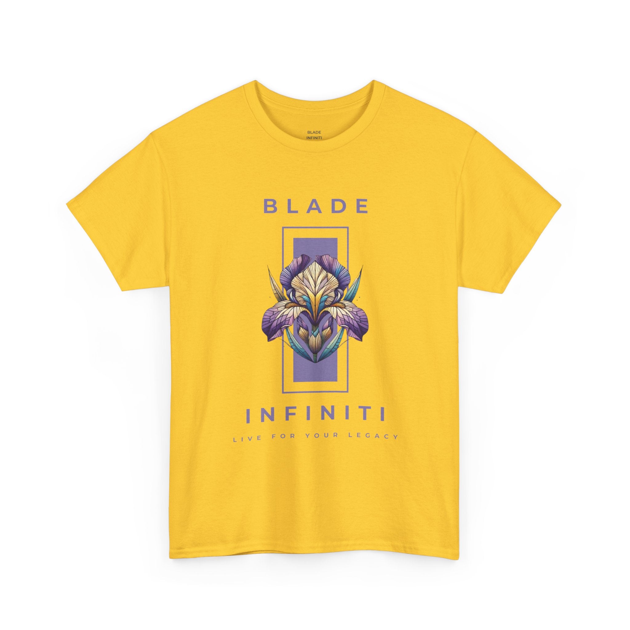 Essence of Infiniti Purple/Teal/Yellow Floral T-Shirt