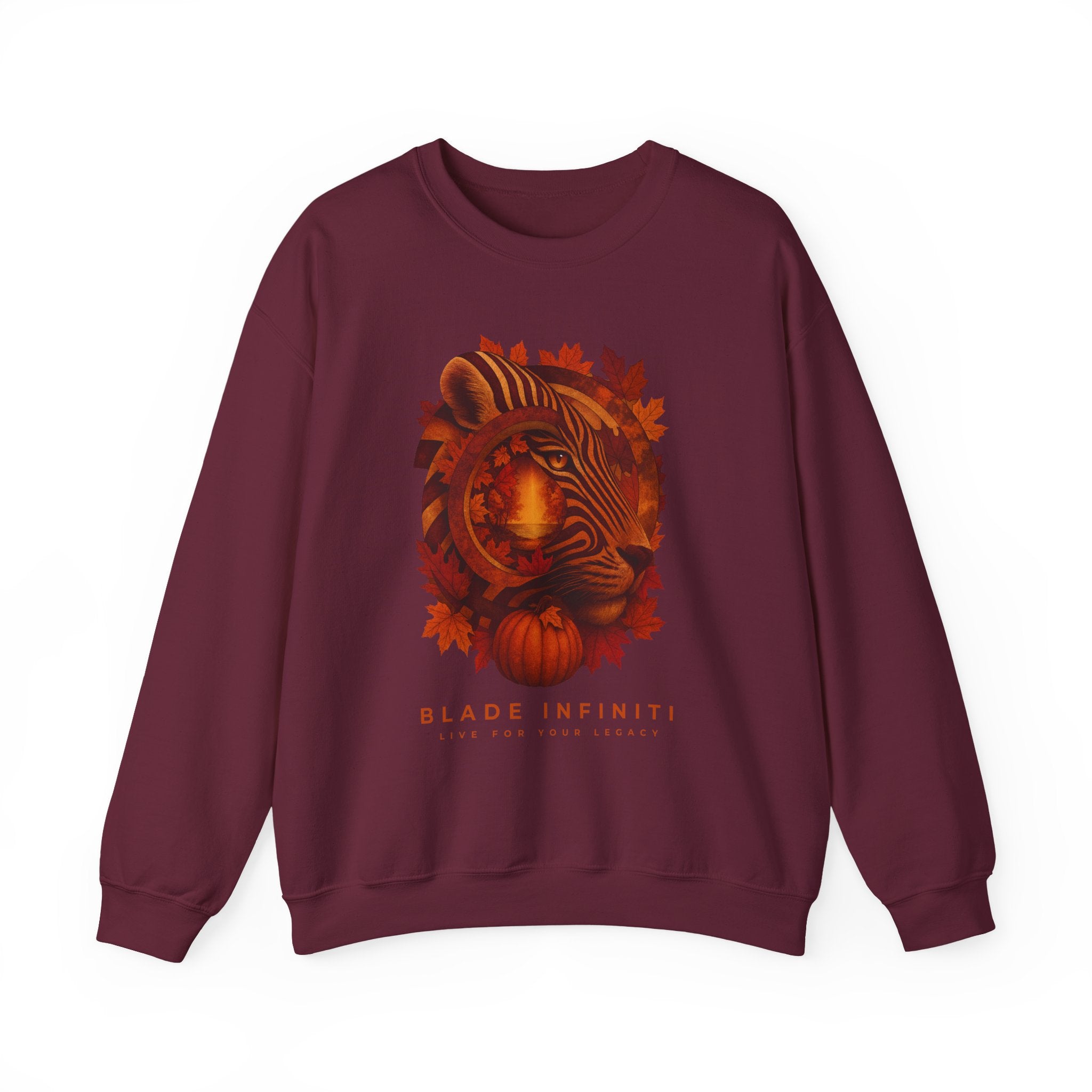 Fall Tiger V1 Unisex Crewneck Sweater