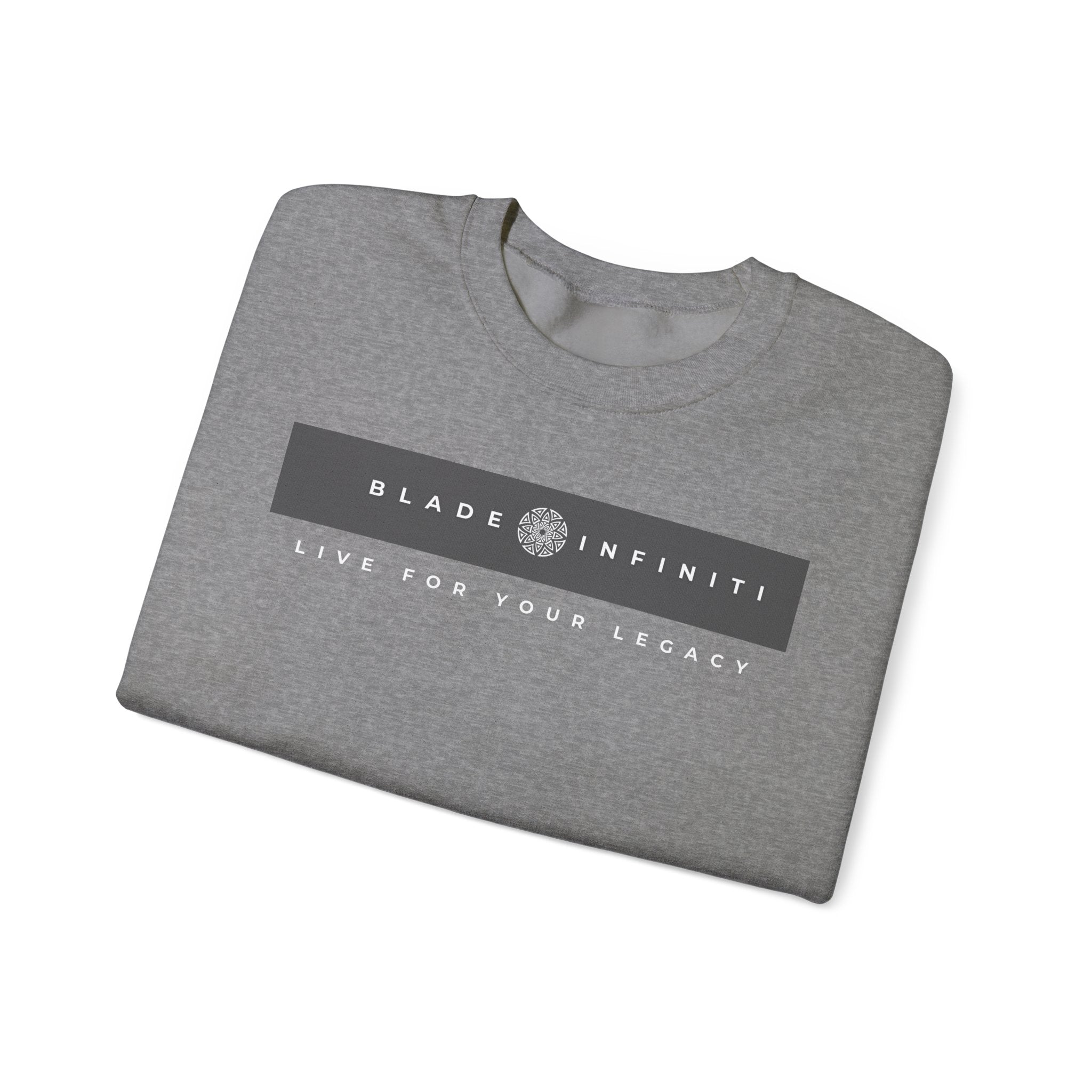 Ethereal Logo V4 Minimalistic Unisex Crewneck Sweater