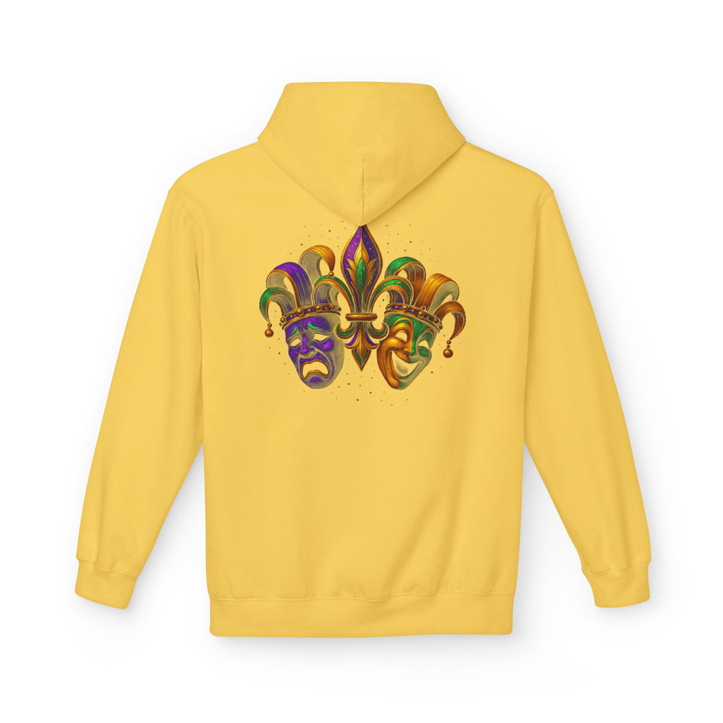 Mardi Gras Mask/Faces Hoodie