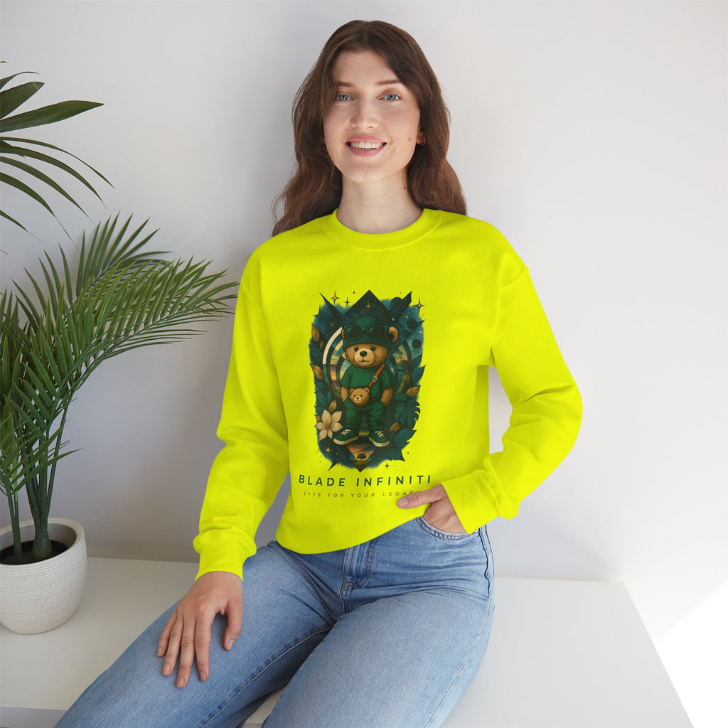 Galactic Teddy Bear V1 Unisex Crewneck Sweater