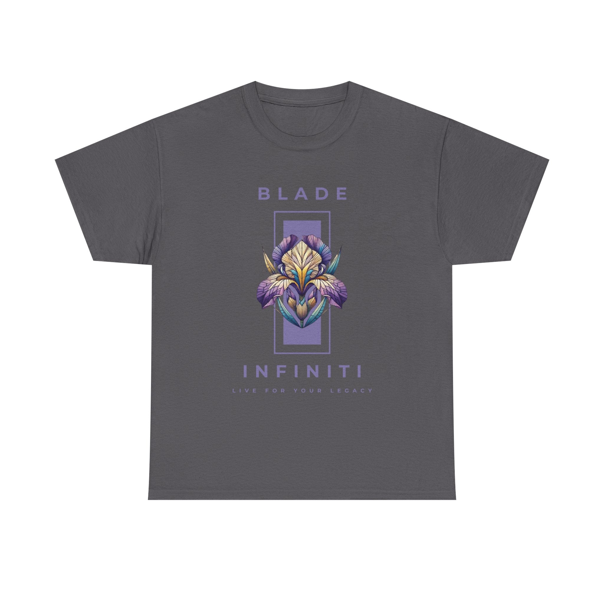 Essence of Infiniti Purple/Teal/Yellow Floral T-Shirt