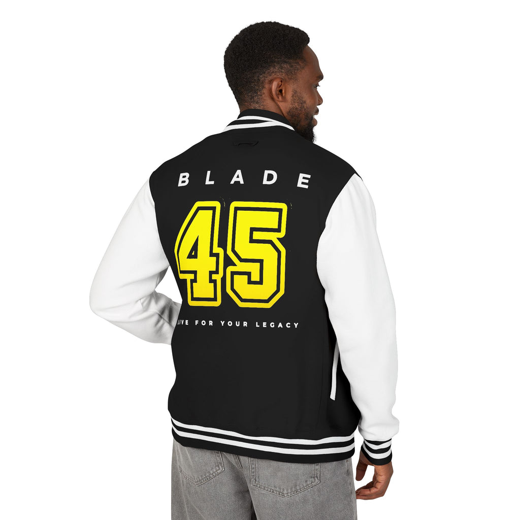 Blade 45 Golden Yellow/White Letterman Jacket