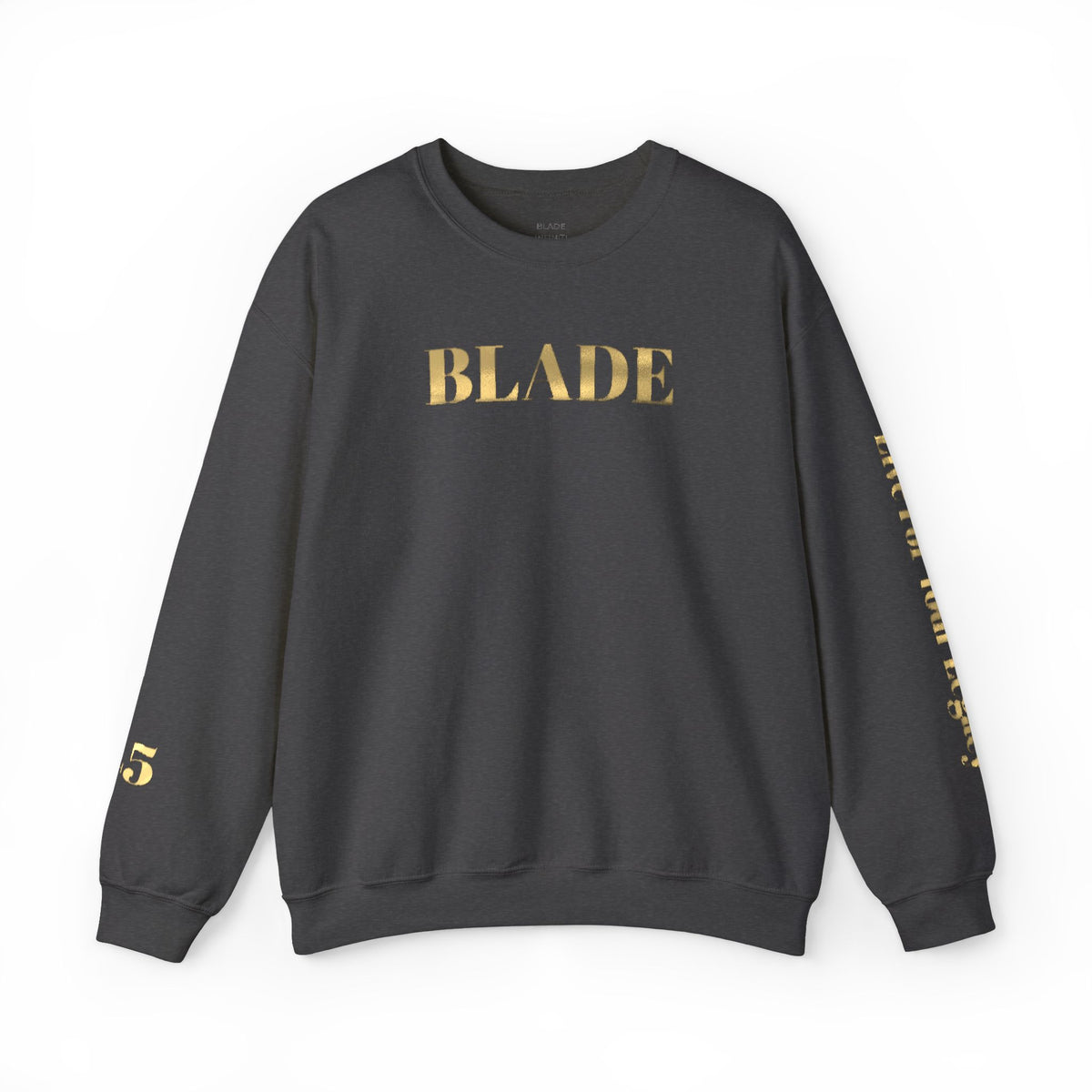 Blade Legacy Metallic Gold Crewneck Sweater