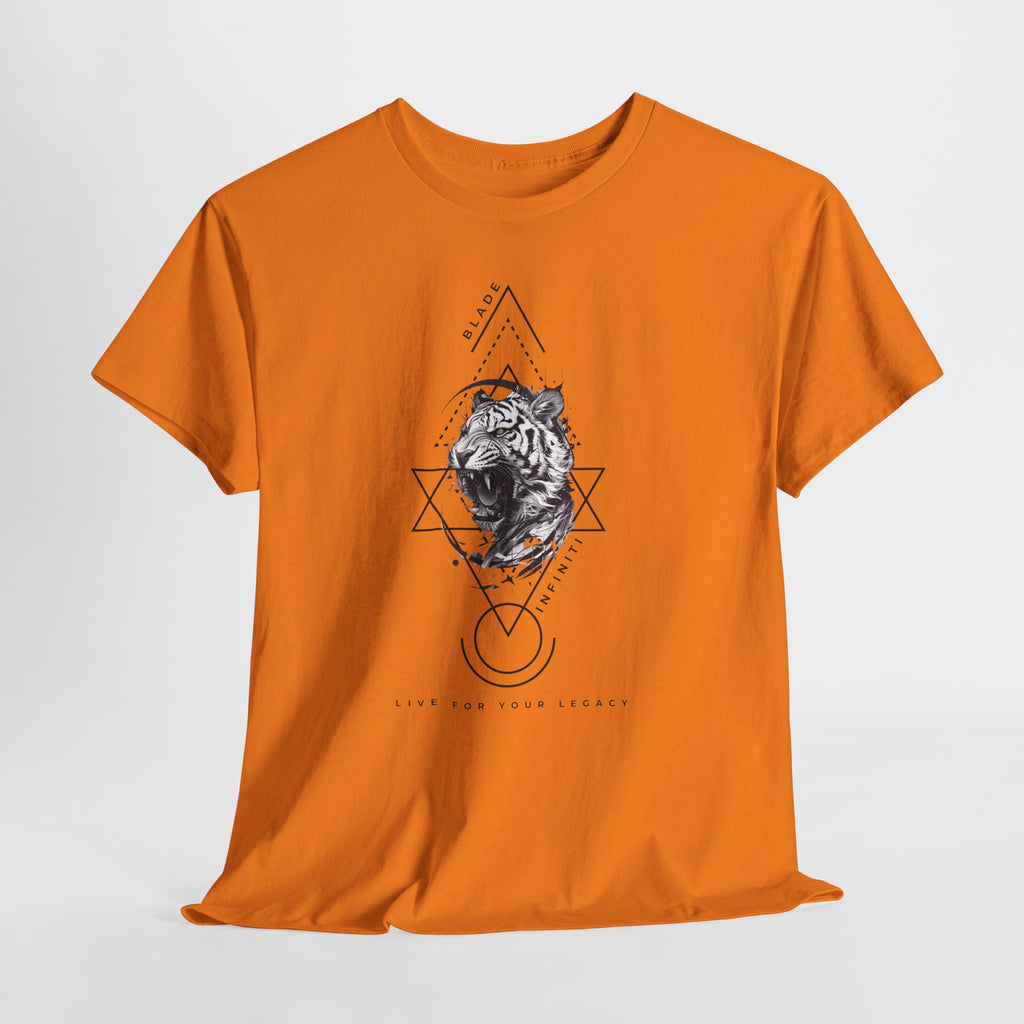 Geometric King Black TX Tiger T-Shirt
