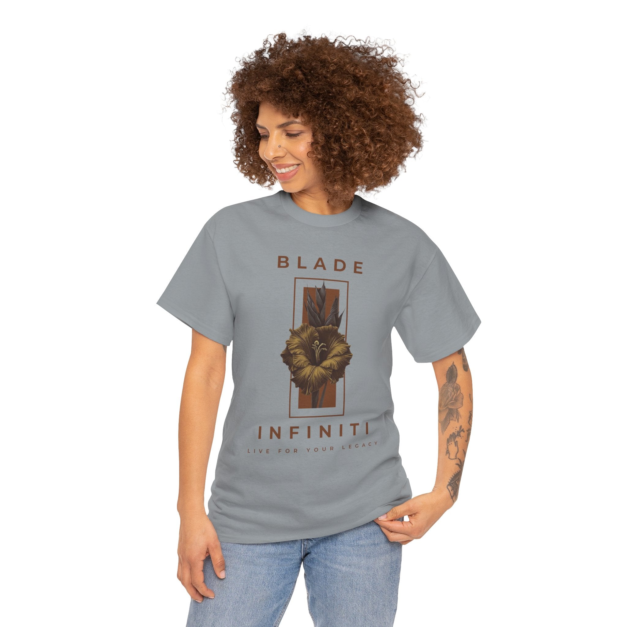 Essence of Infiniti Brown Floral T-Shirt