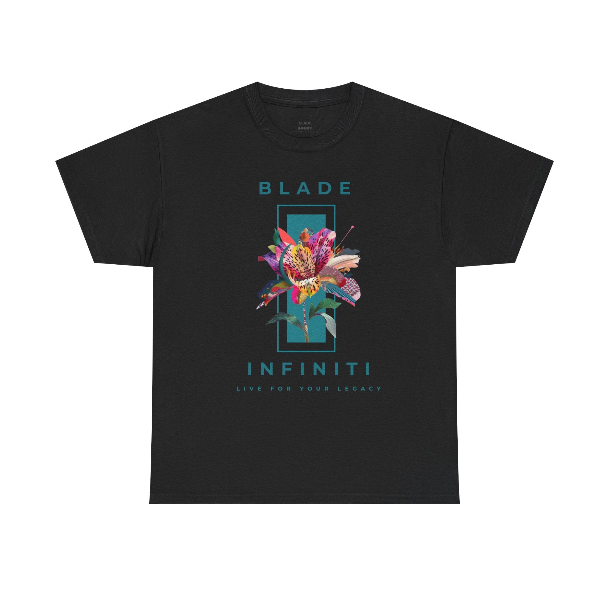 Essence of Infiniti Teal/Floral T-Shirt