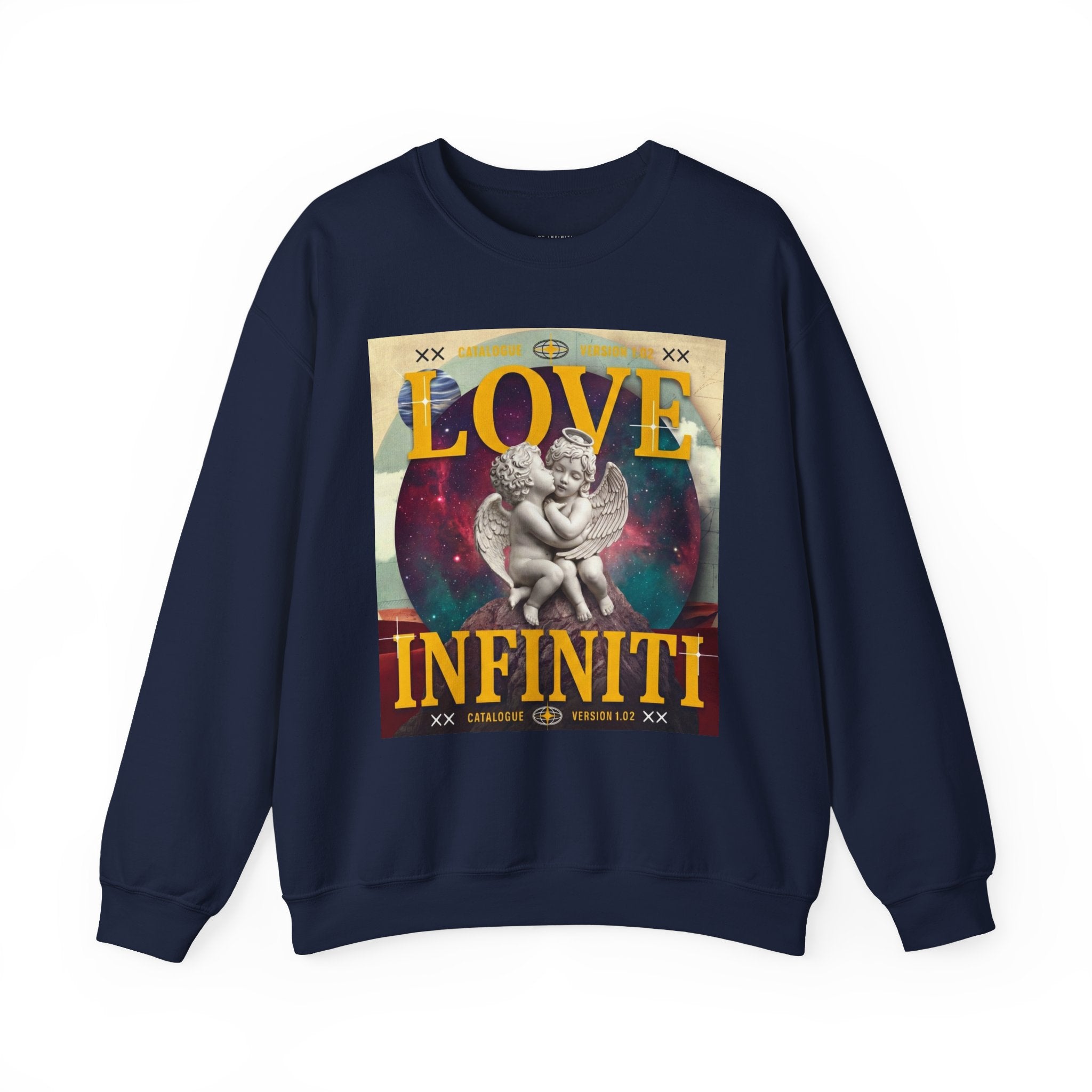 Celestial Love, Infiniti Unisex Crewneck Sweater