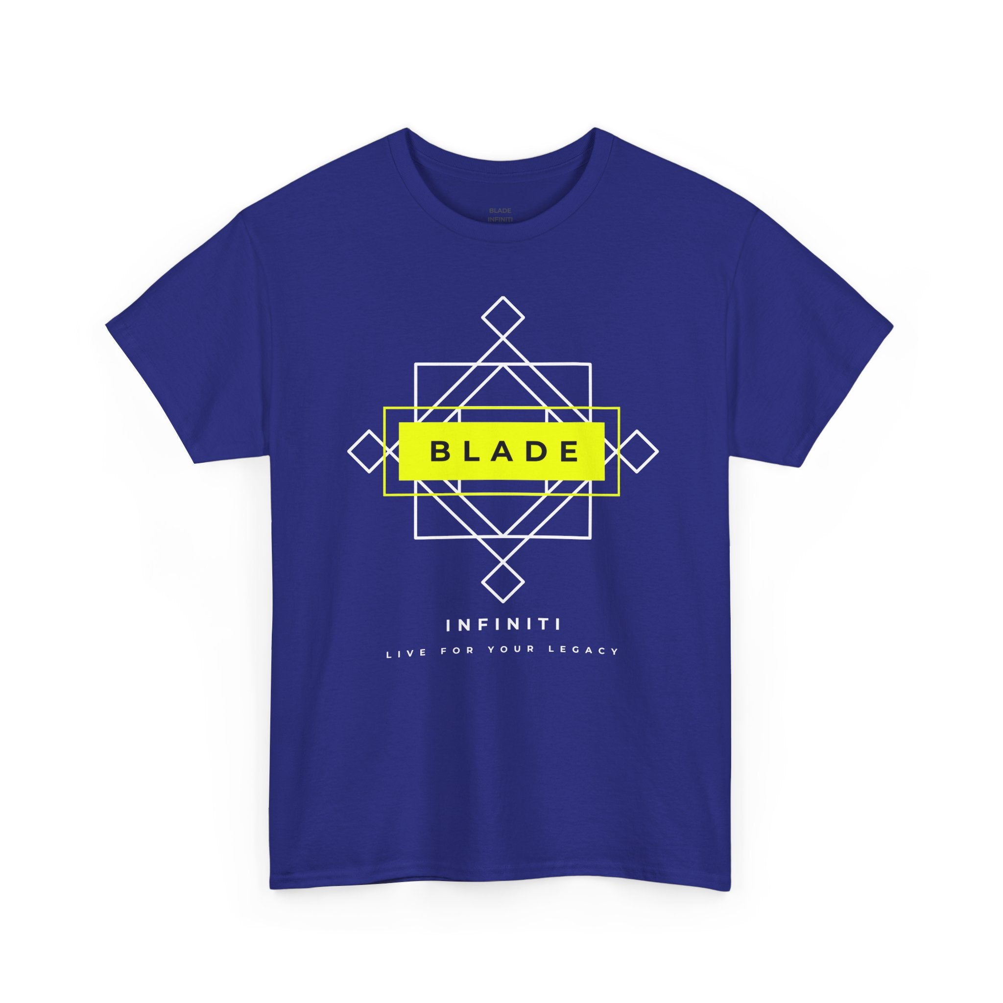 Geometric Infiniti Neon Green/White T-Shirt