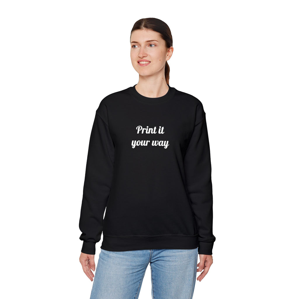 Embroidery Personalization - Unisex Crewneck Sweater (Make It Yours)