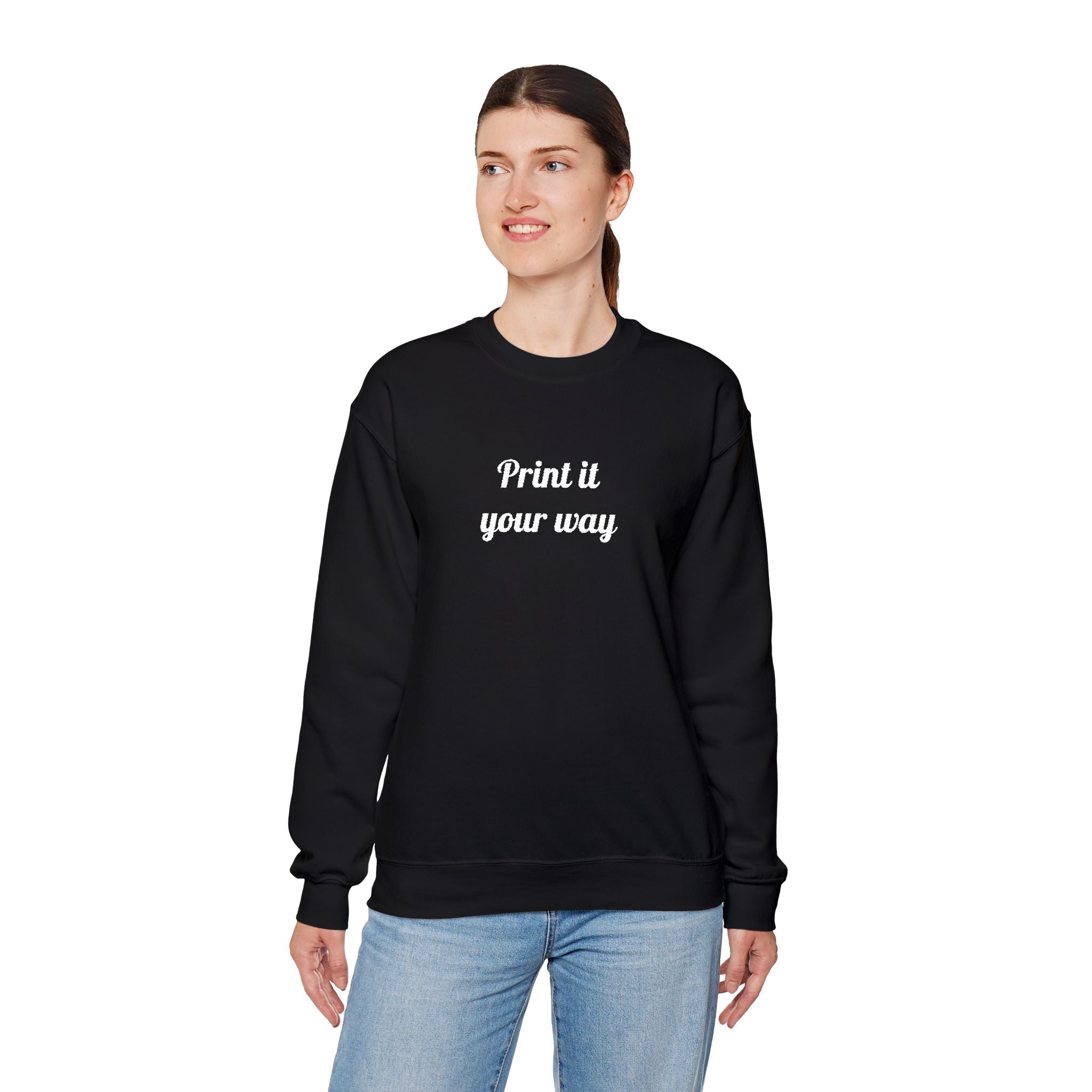 Embroidery Personalization - Unisex Crewneck Sweater (Make It Yours)