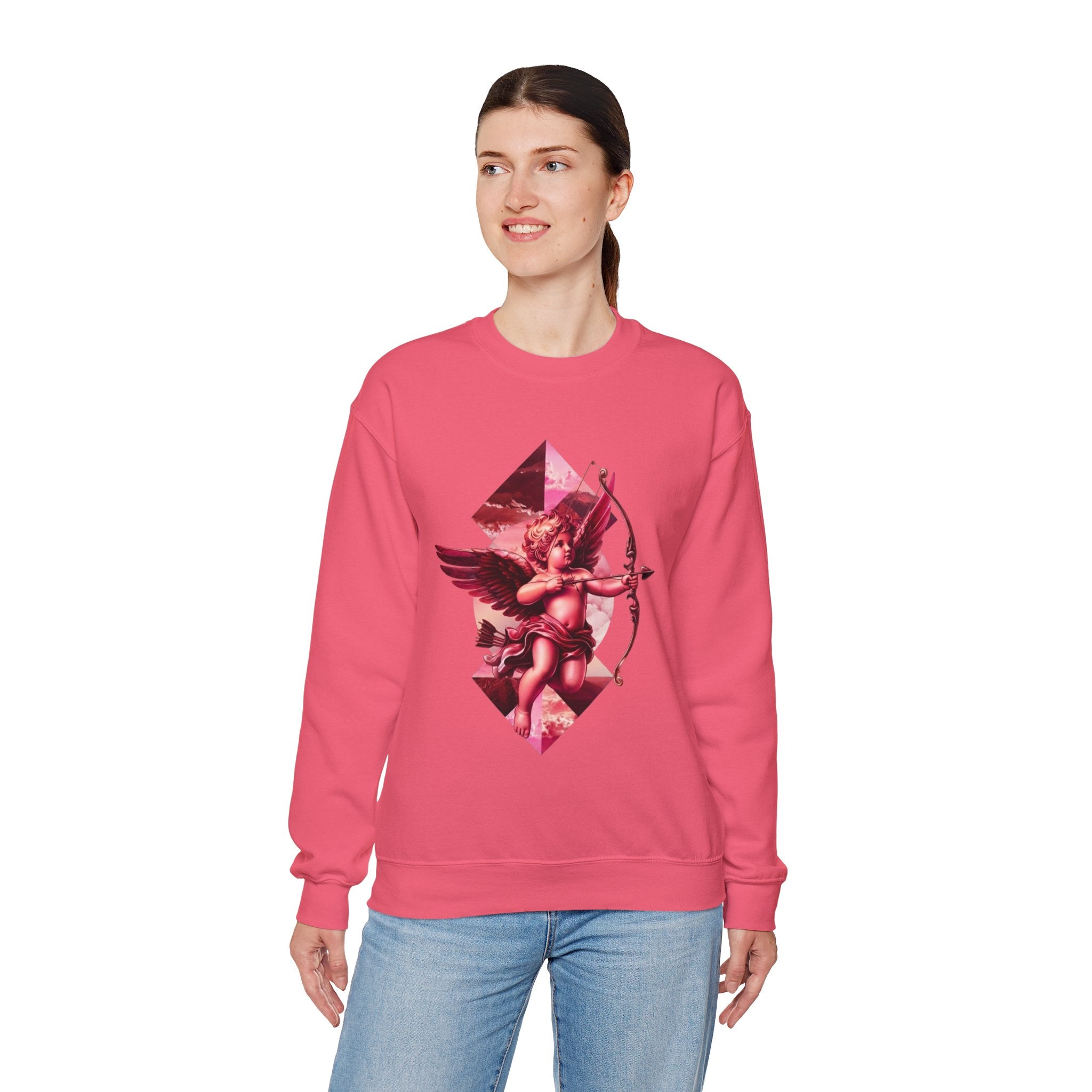 Cupid's Bow + Arrow - Love, Infiniti Unisex Crewneck Sweater
