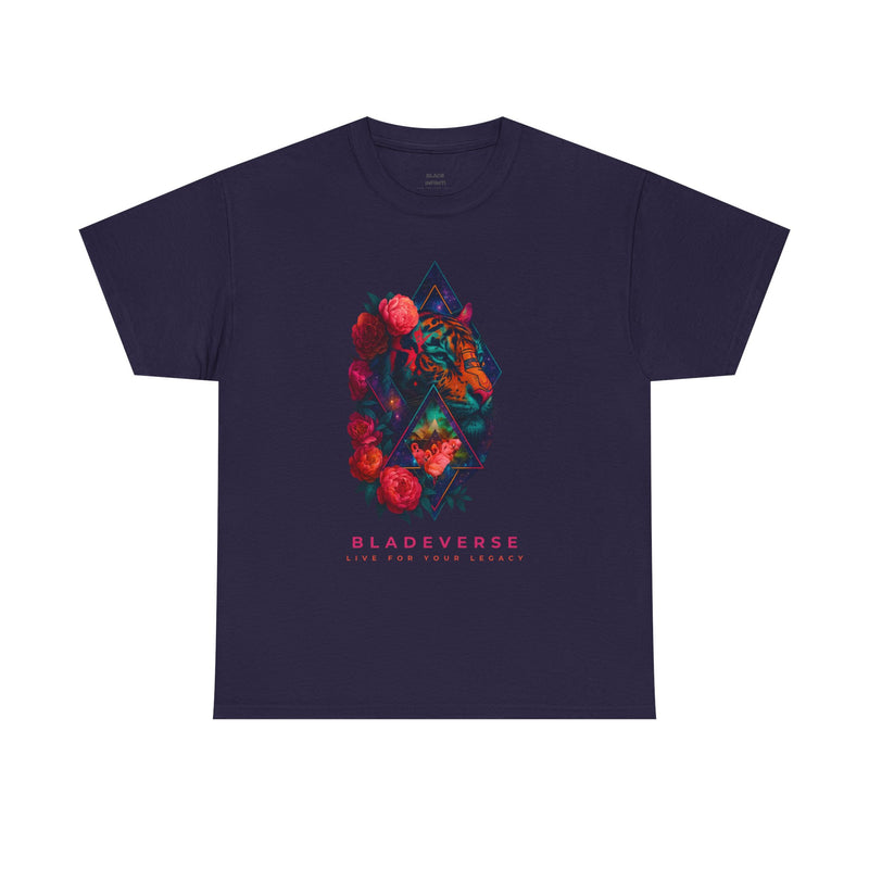 Bladeverse Galactic Floral Tiger T-Shirt