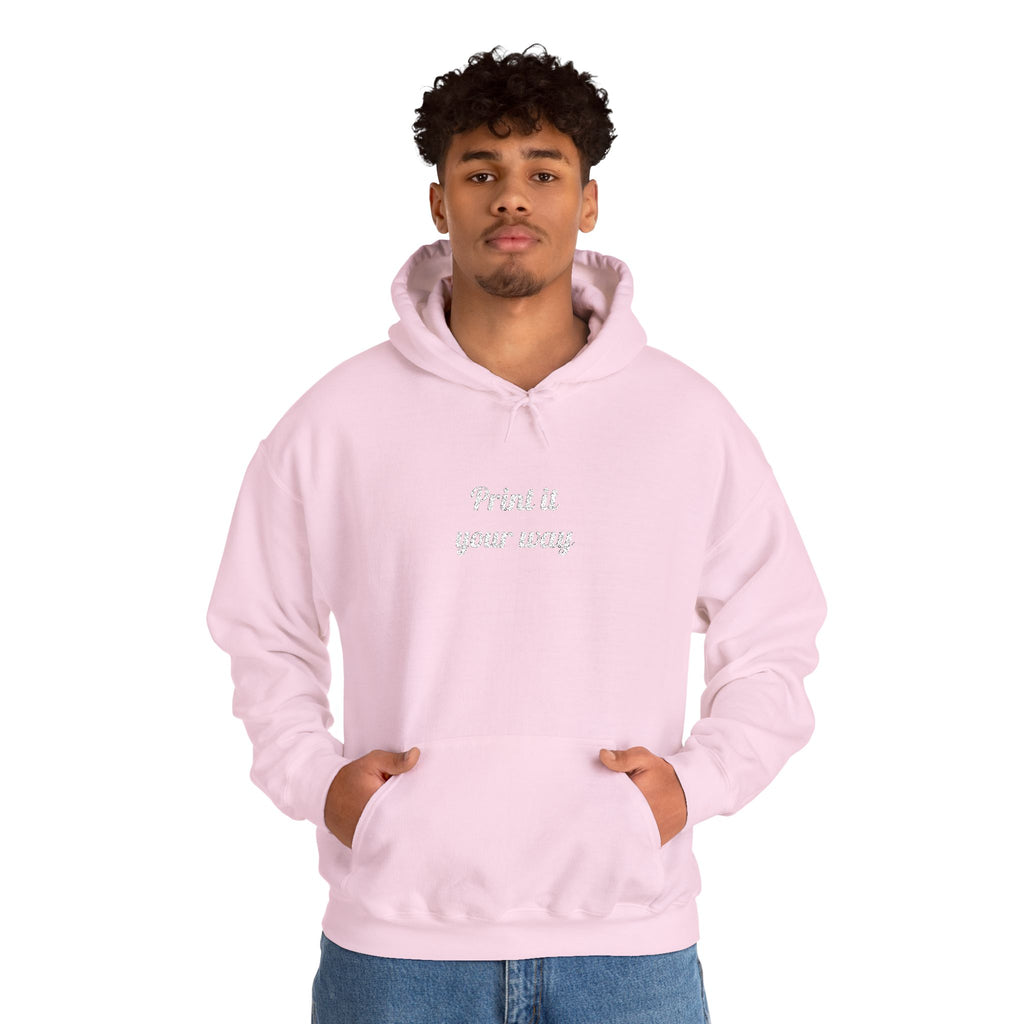 Custom Embroidered Unisex Hoodie – Ethically Sourced Cotton Blend
