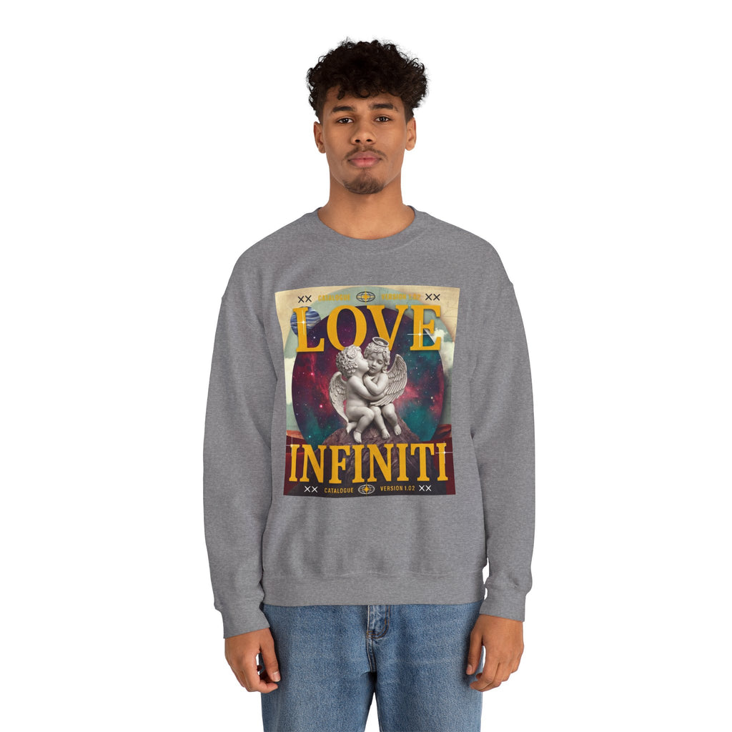 Celestial Love, Infiniti Unisex Crewneck Sweater