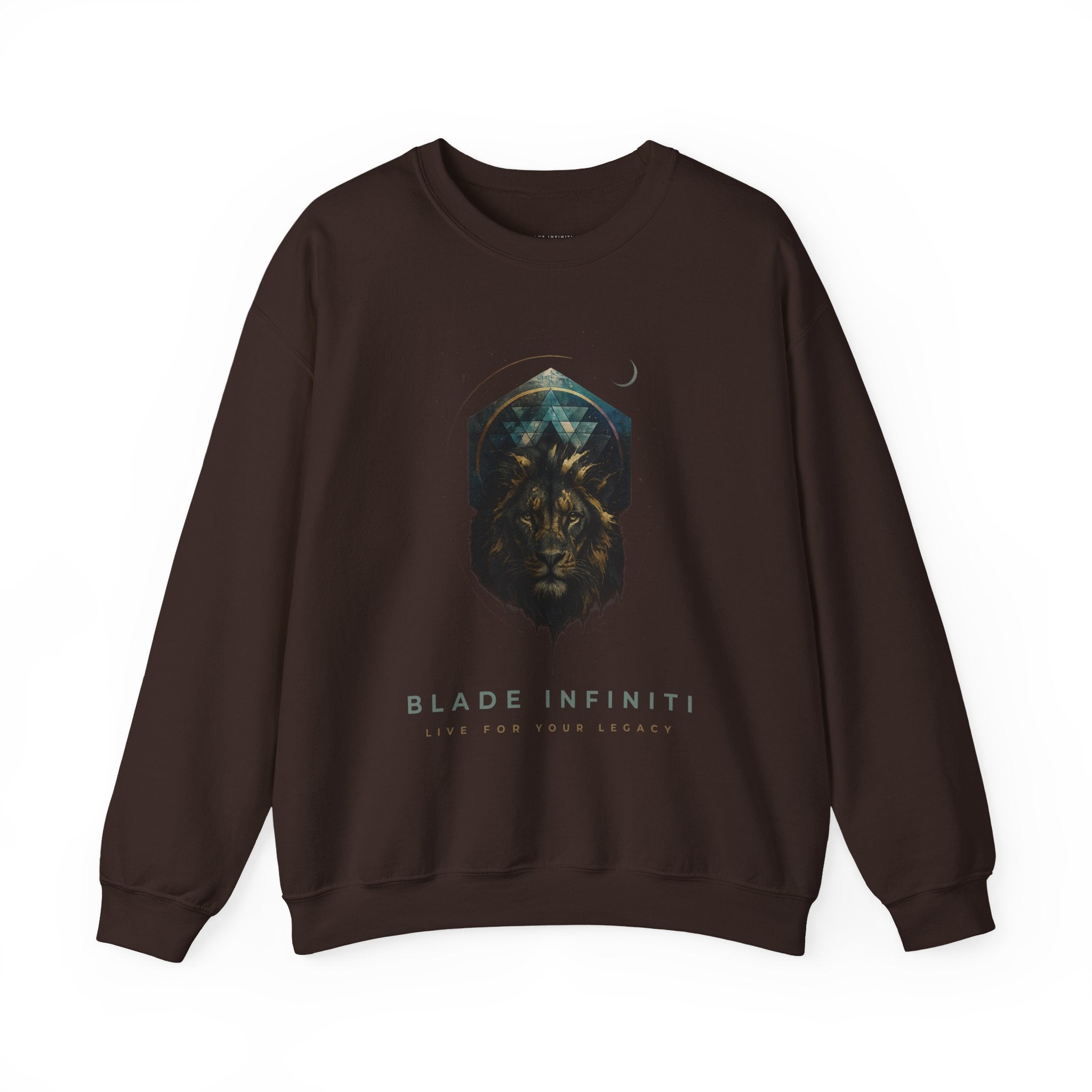 Galactic Lion Unisex Crewneck Sweater