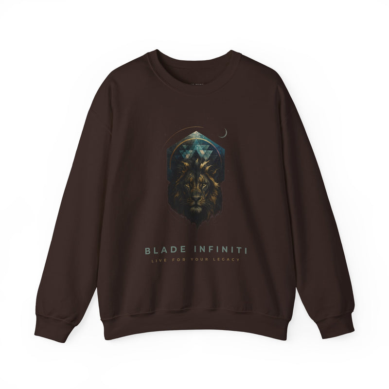 Galactic Lion Unisex Crewneck Sweater