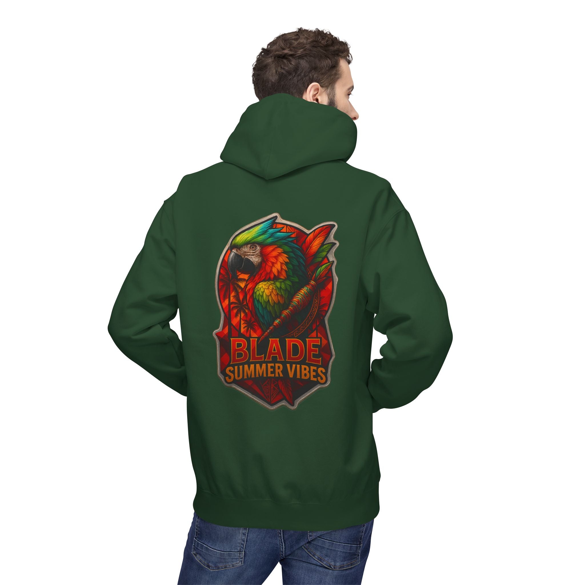 Aztec Parrot Hoodie