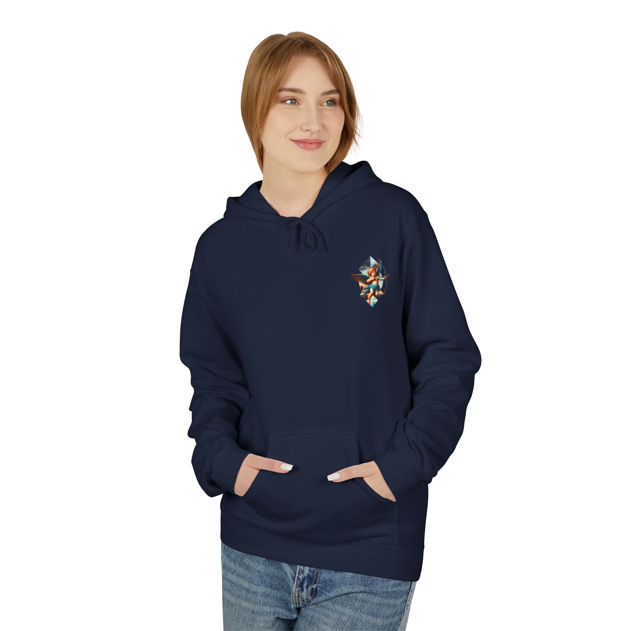 Cupid's Bow Blue + Arrow - Love, Infiniti Hoodie