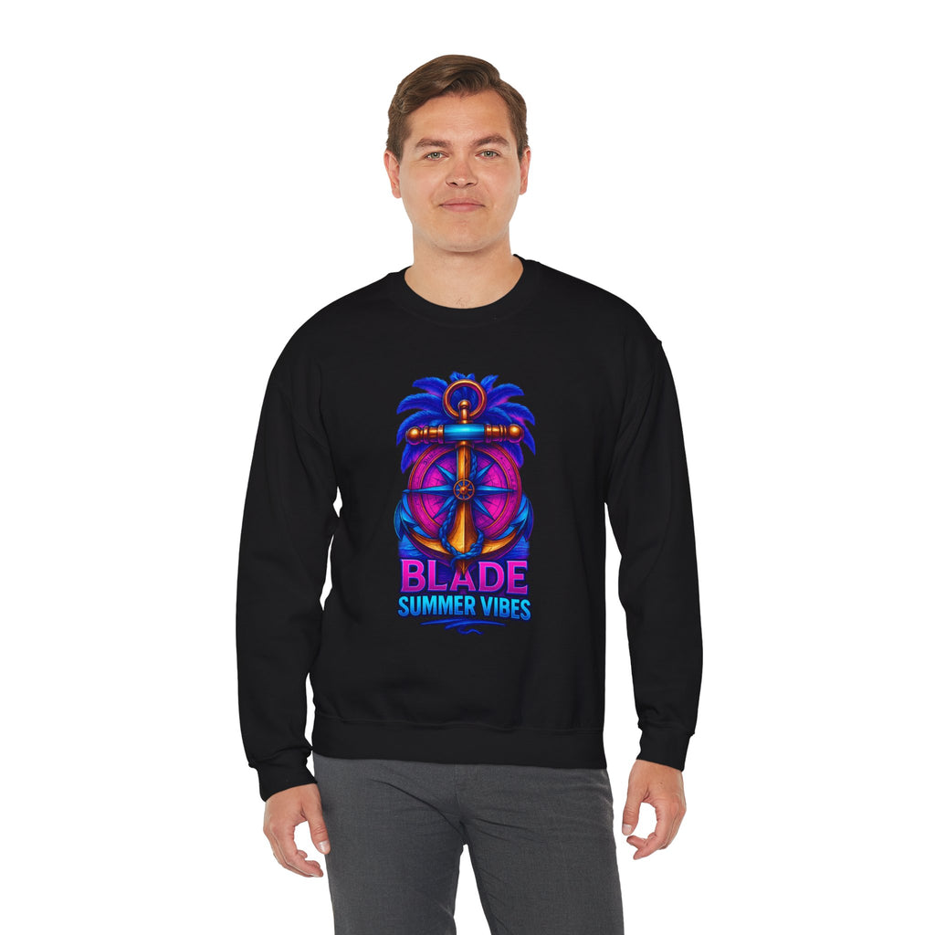 Anchor Compass Unisex Crewneck Sweater