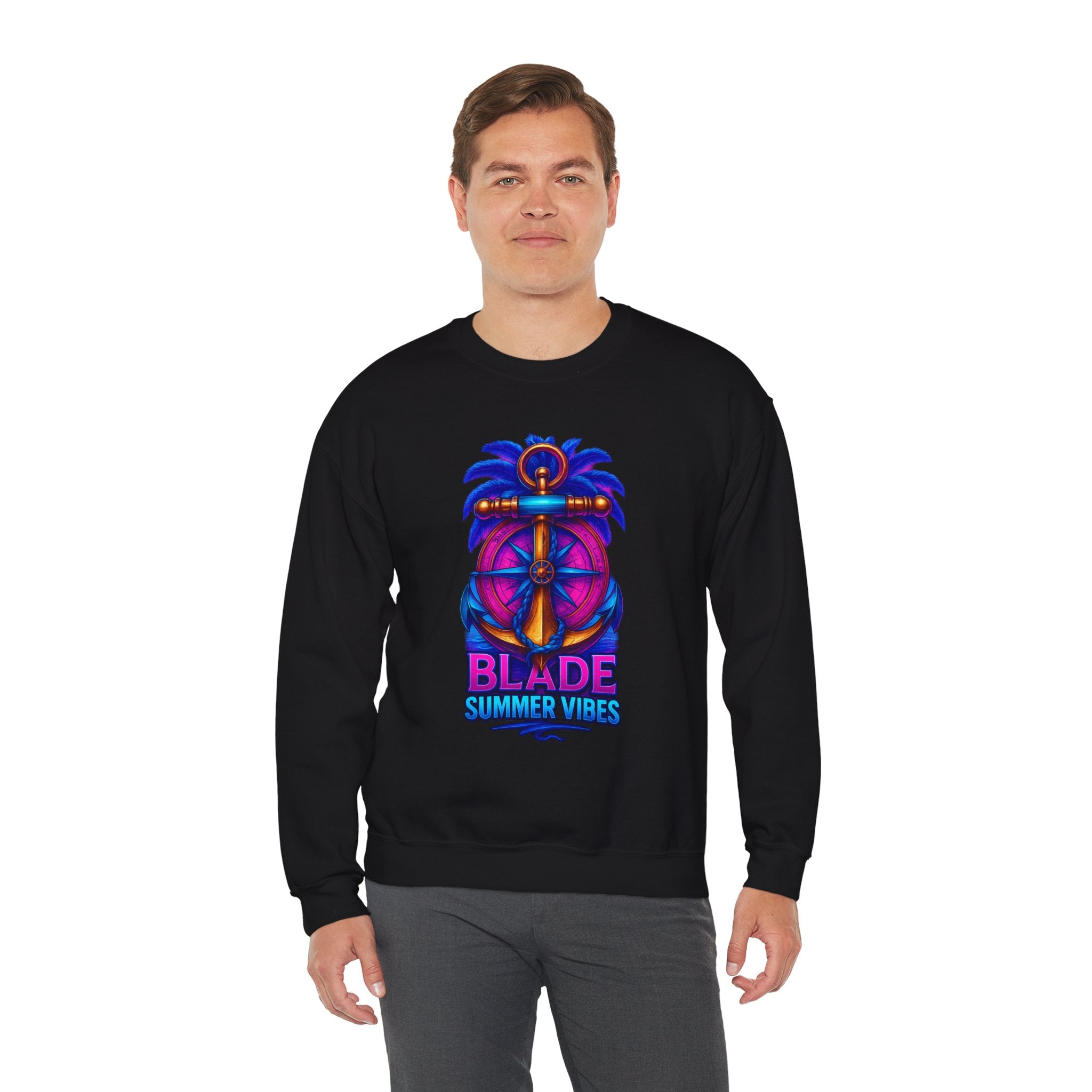 Anchor Compass Unisex Crewneck Sweater
