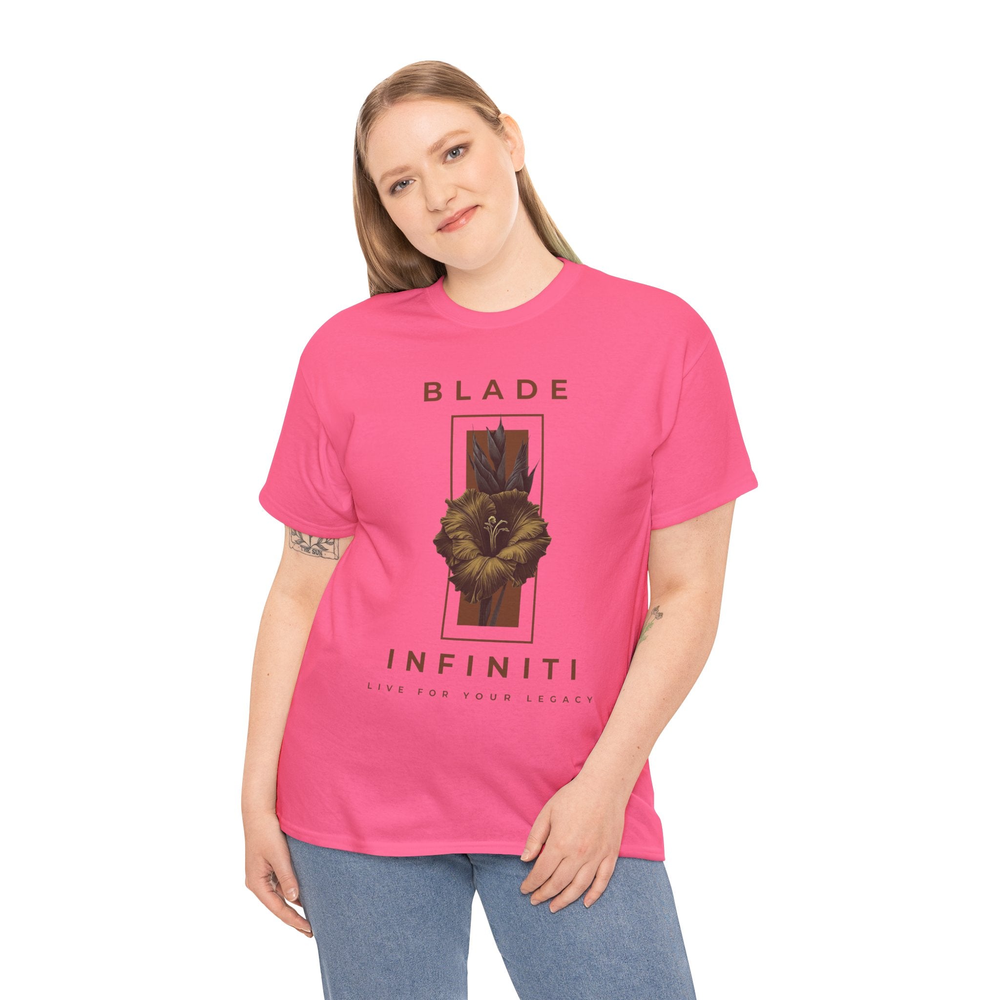 Essence of Infiniti Brown Floral T-Shirt
