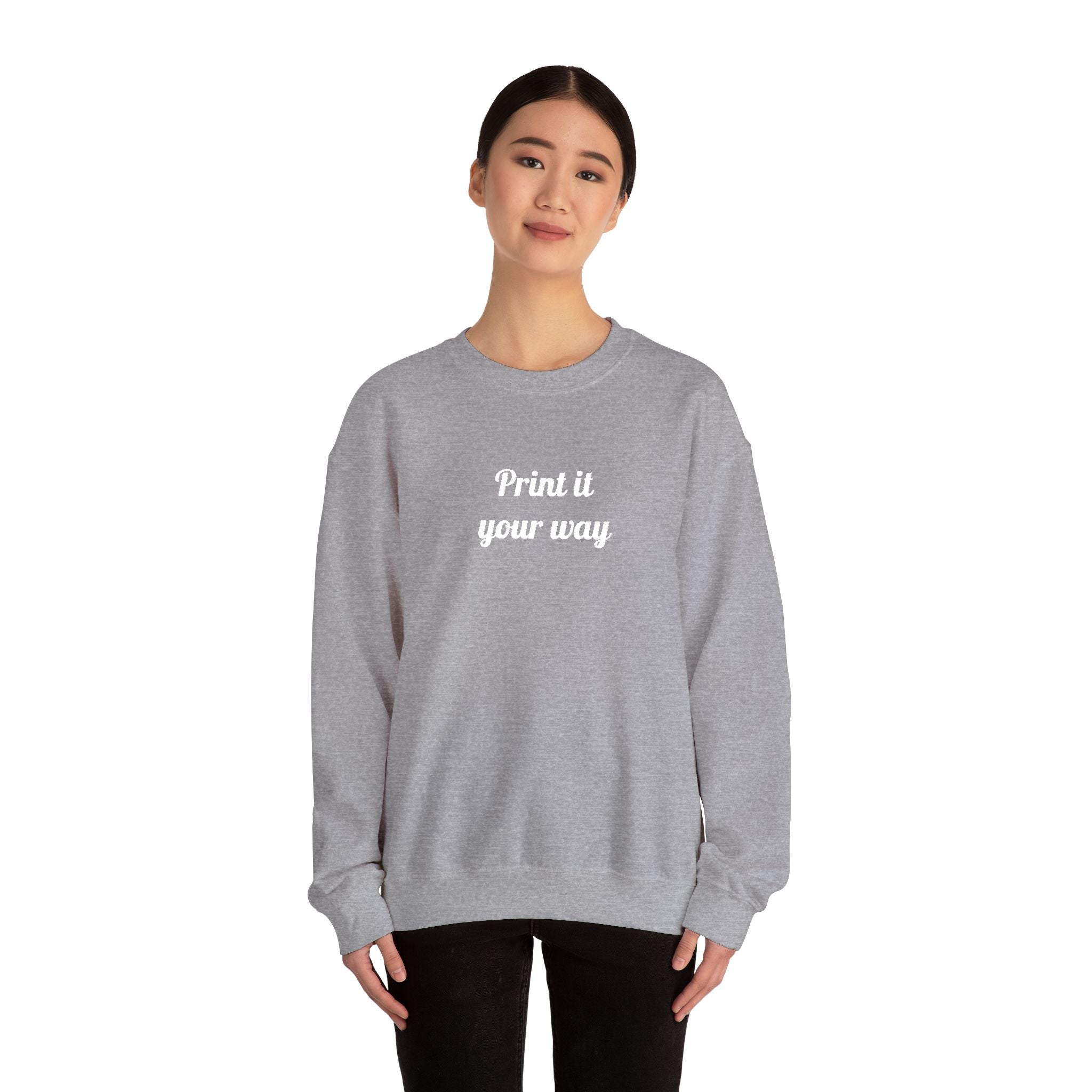 Embroidery Personalization - Unisex Crewneck Sweater (Make It Yours)