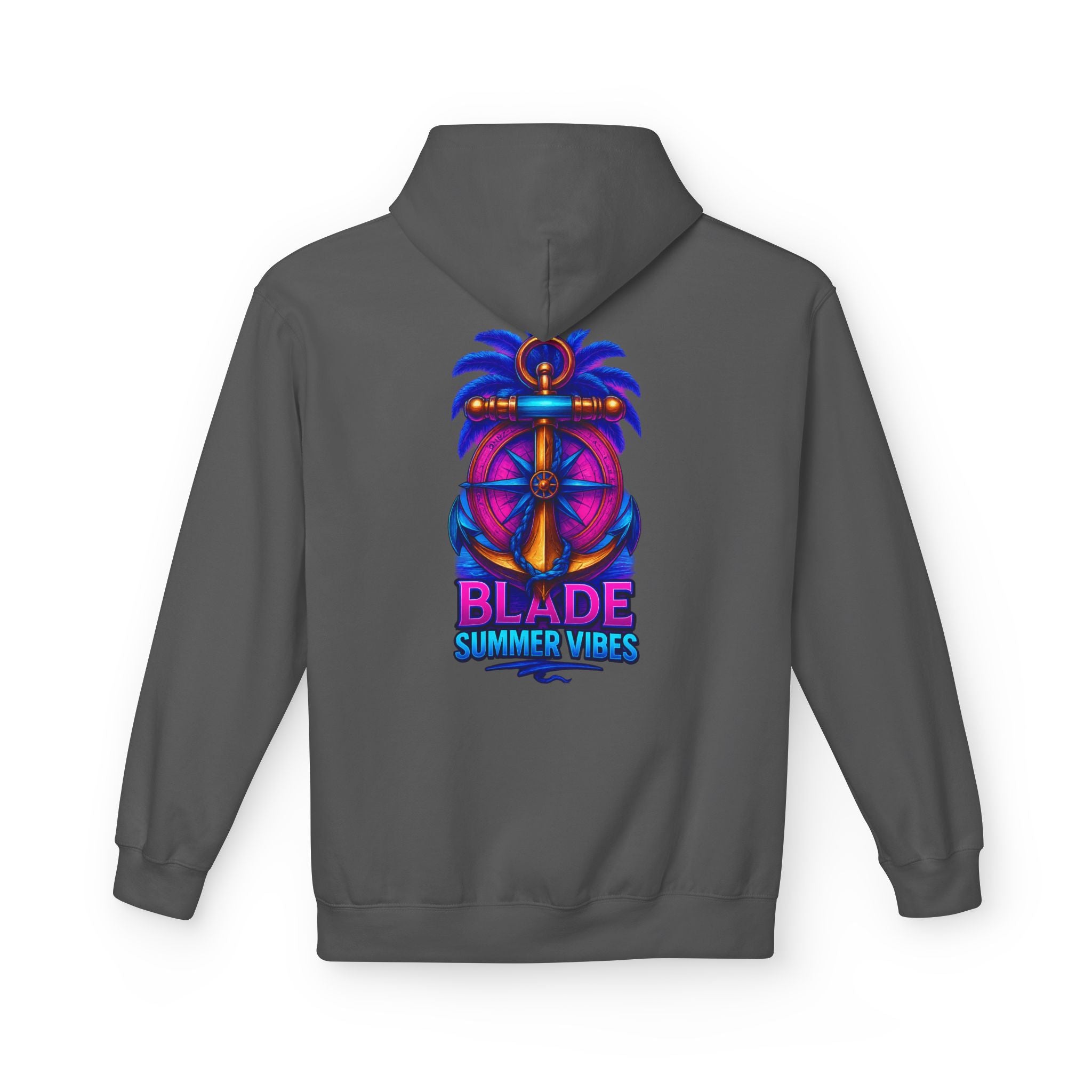 Anchor/Compass Pink/Blue Hoodie