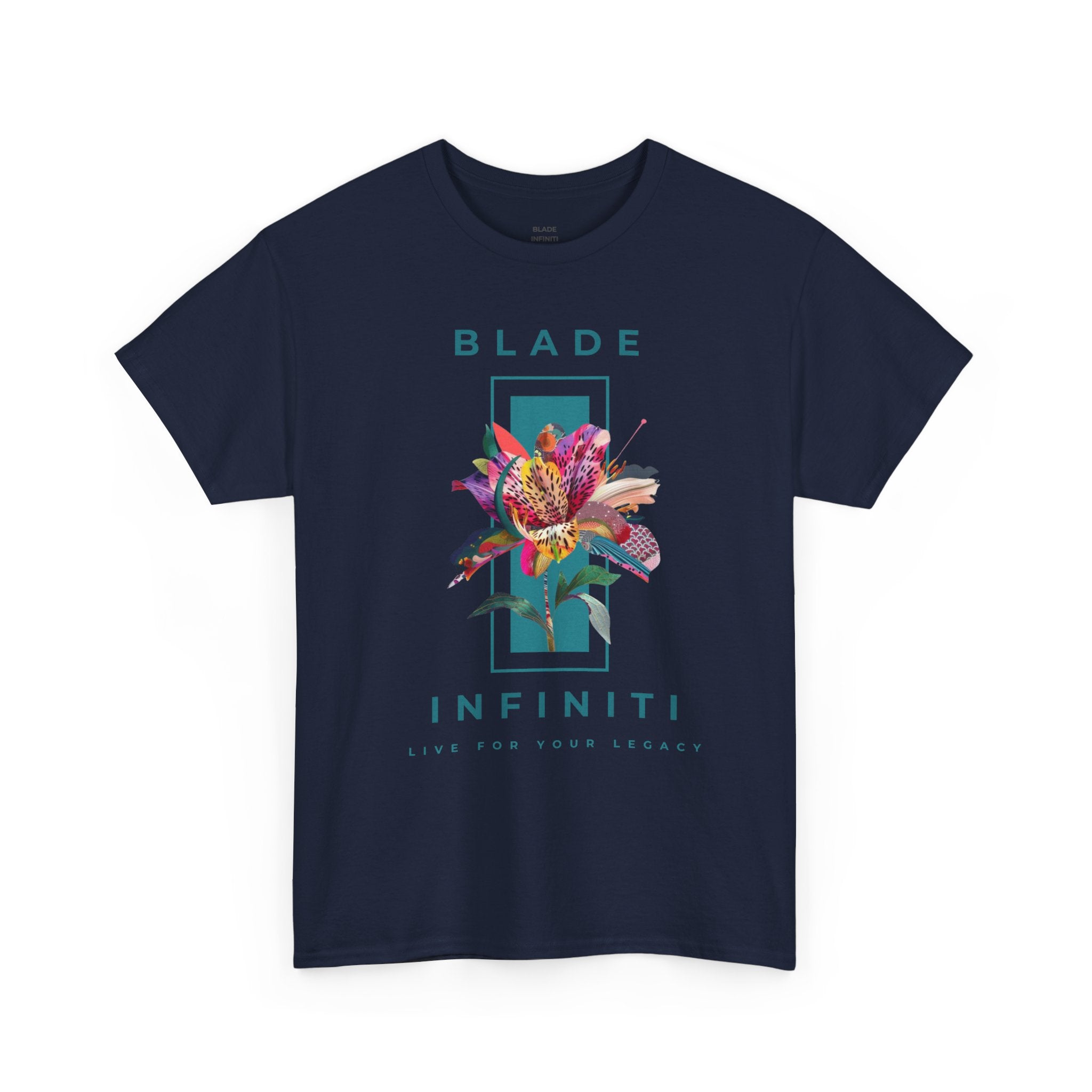 Essence of Infiniti Teal/Floral T-Shirt