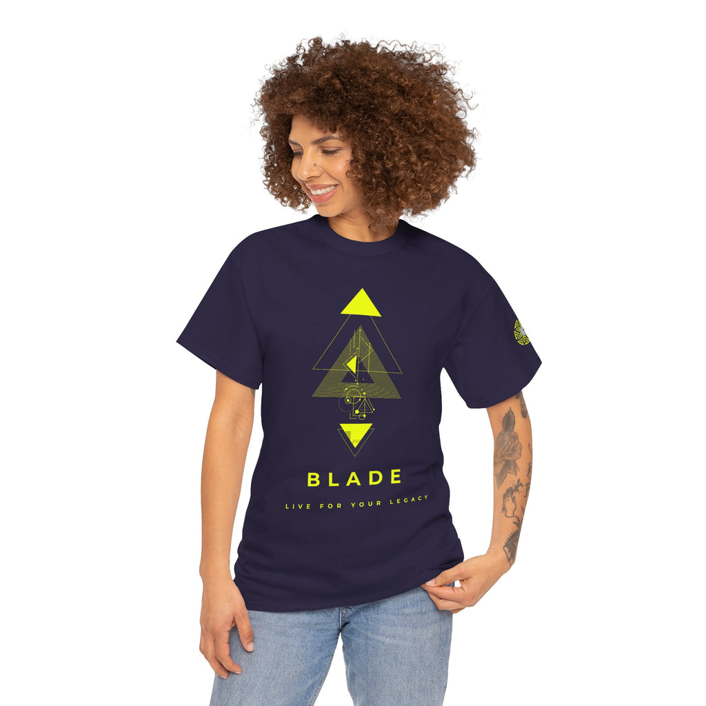 Geometric Odyssey Neon Green TX T-Shirt