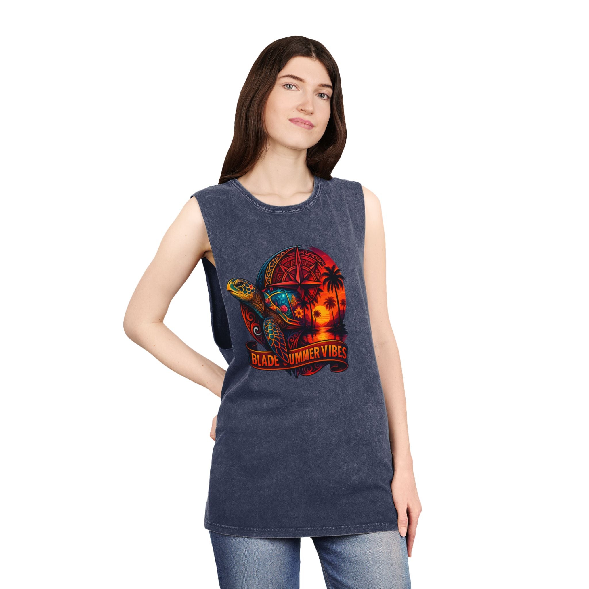 Aztec Turtle Tank Top