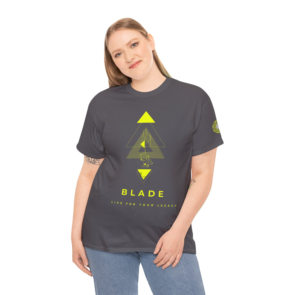 Geometric Odyssey Neon Green TX T-Shirt