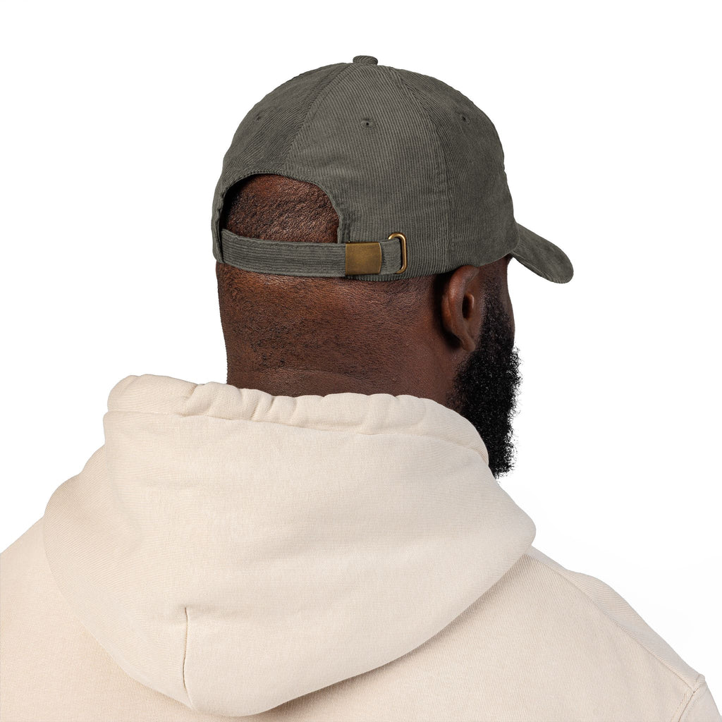 Father's Day Personalized Vintage Corduroy Hat/Cap (Embroidered)