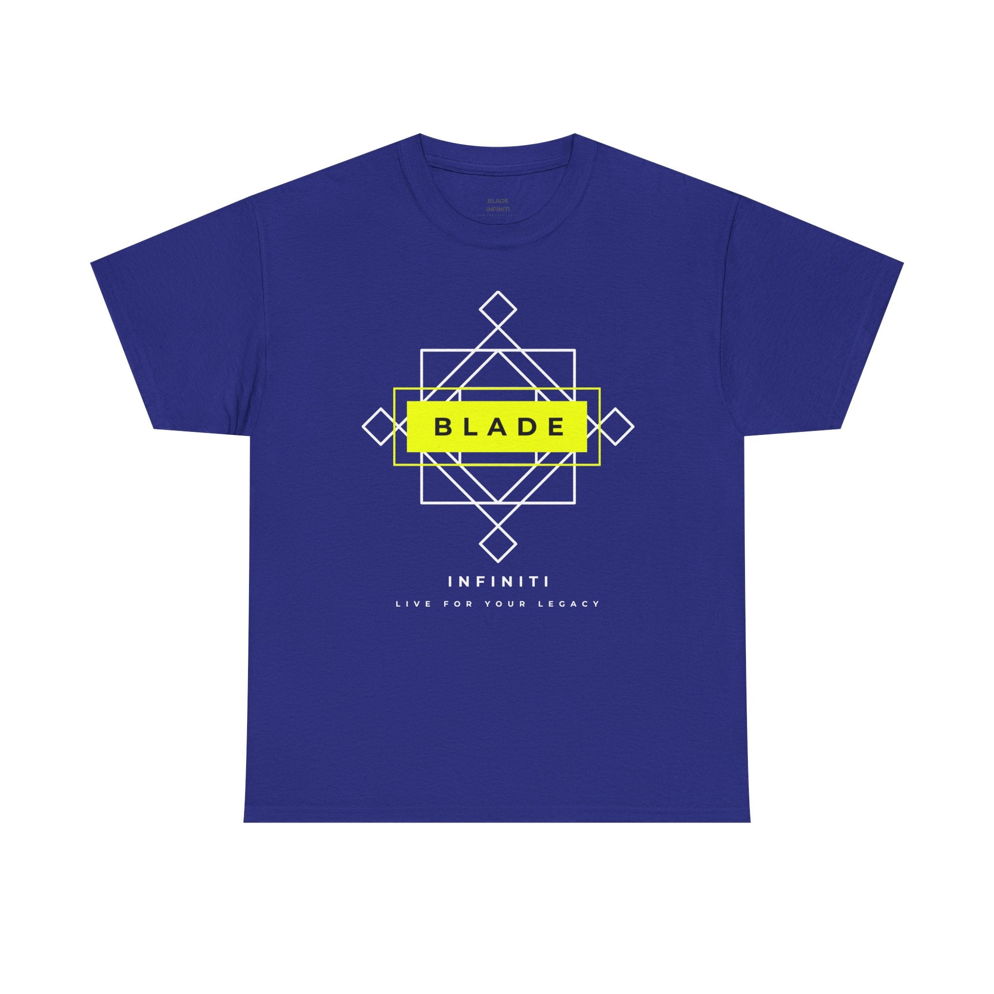 Geometric Infiniti Neon Green/White T-Shirt