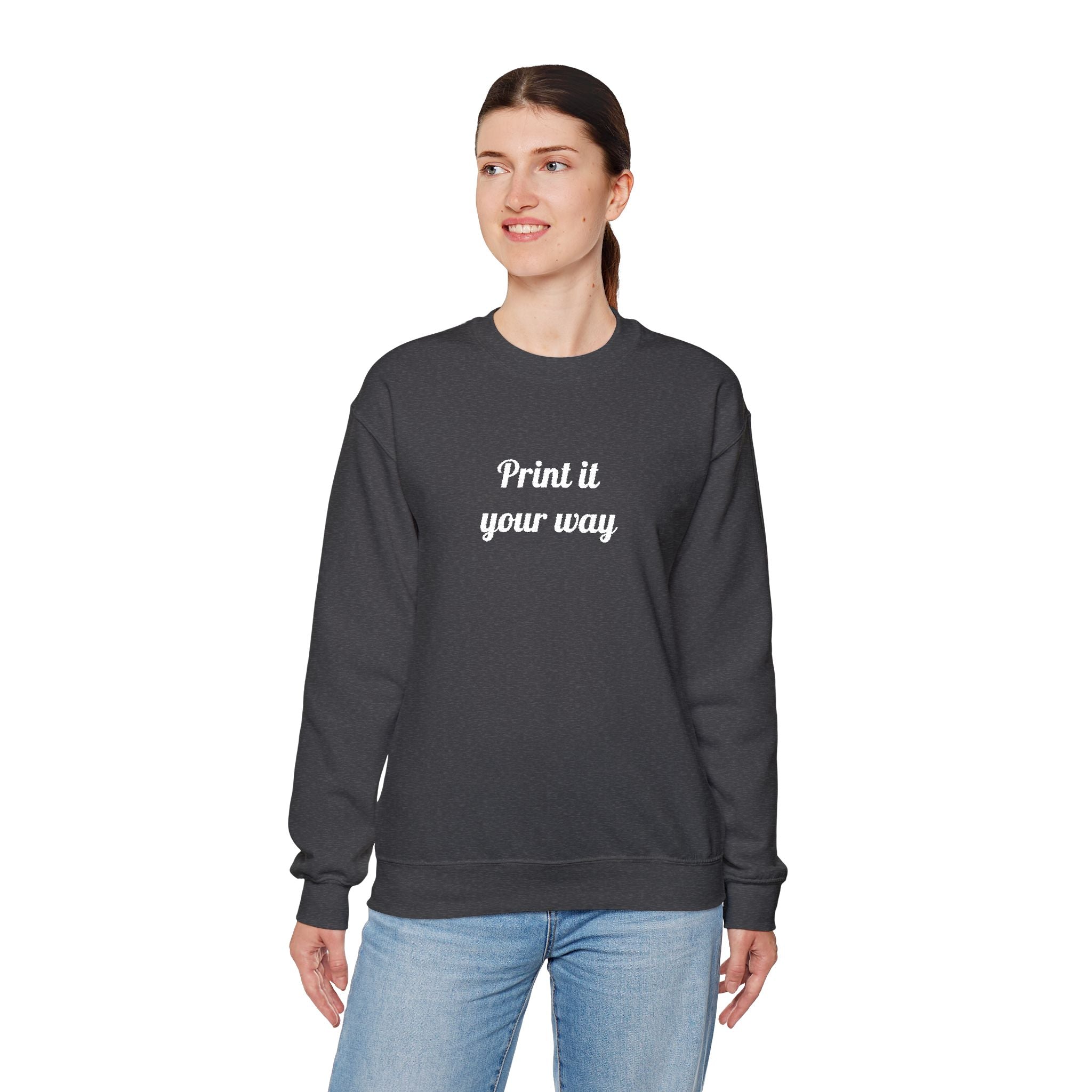 Embroidery Personalization - Unisex Crewneck Sweater (Make It Yours)