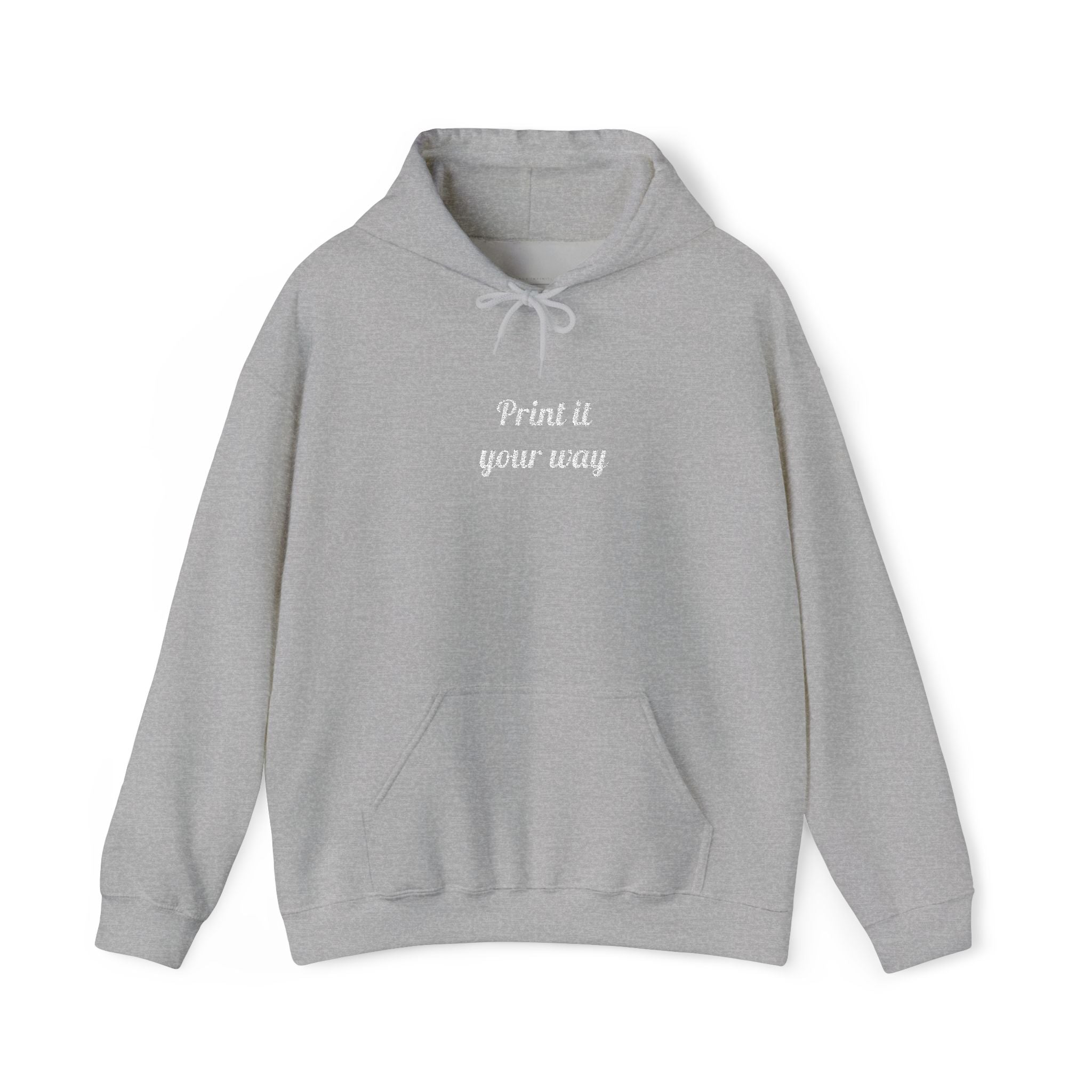 Embroidery Personalization - Unisex Hoodie (Make It Yours)