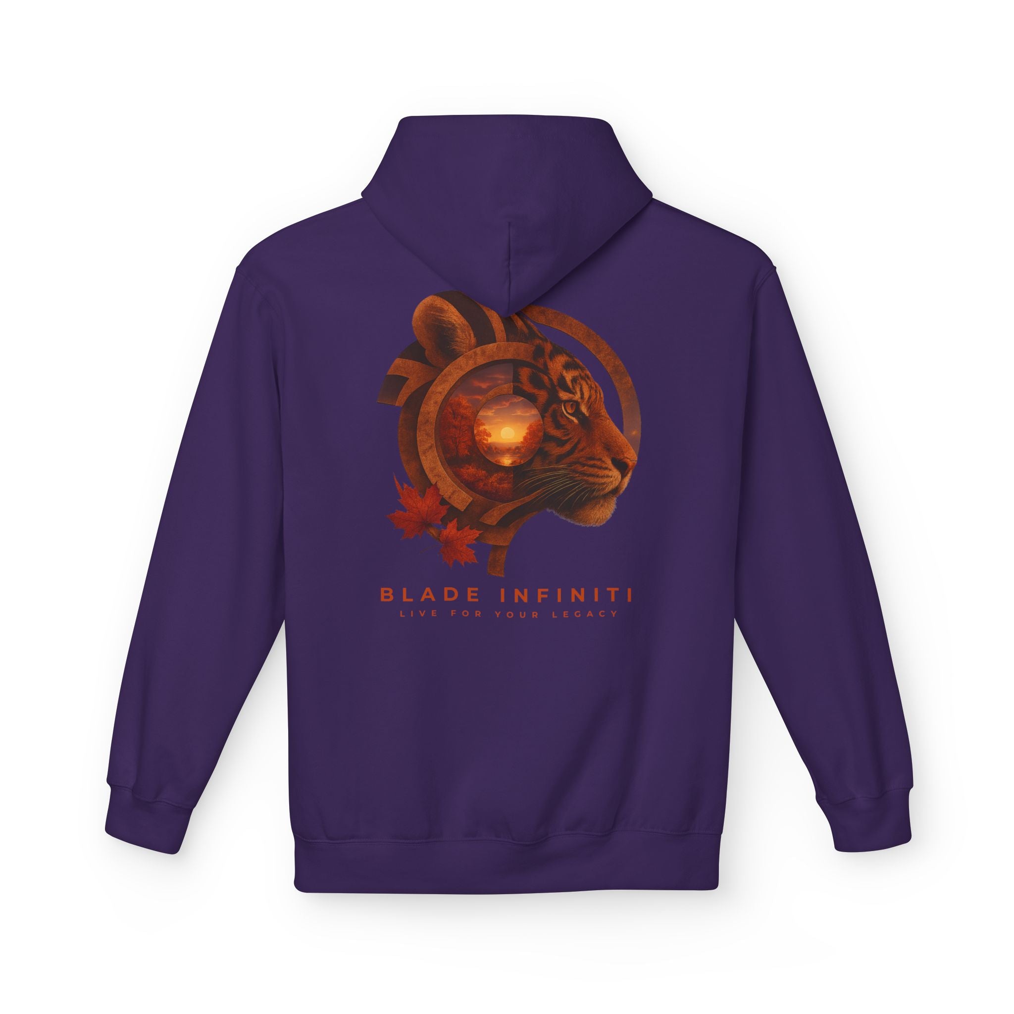 Safari Bloom Tiger Fall Hoodie V2